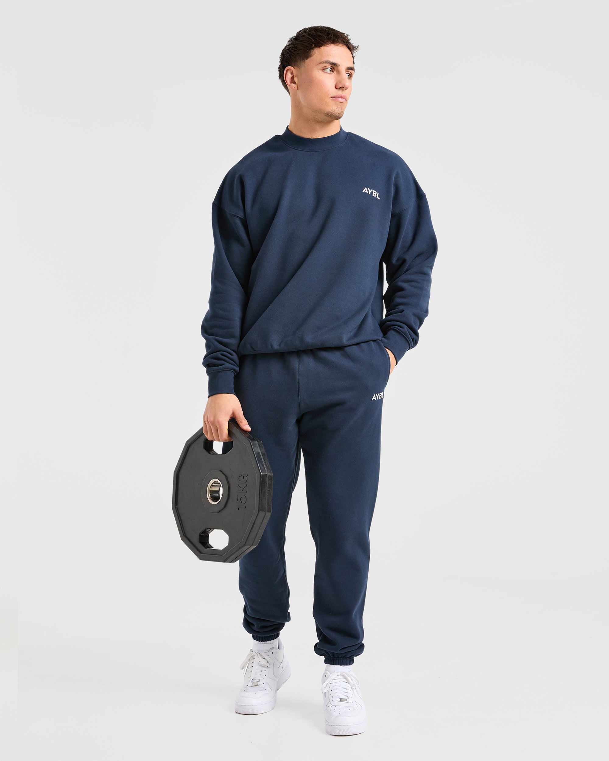 Essential Oversized Sweater - Navy