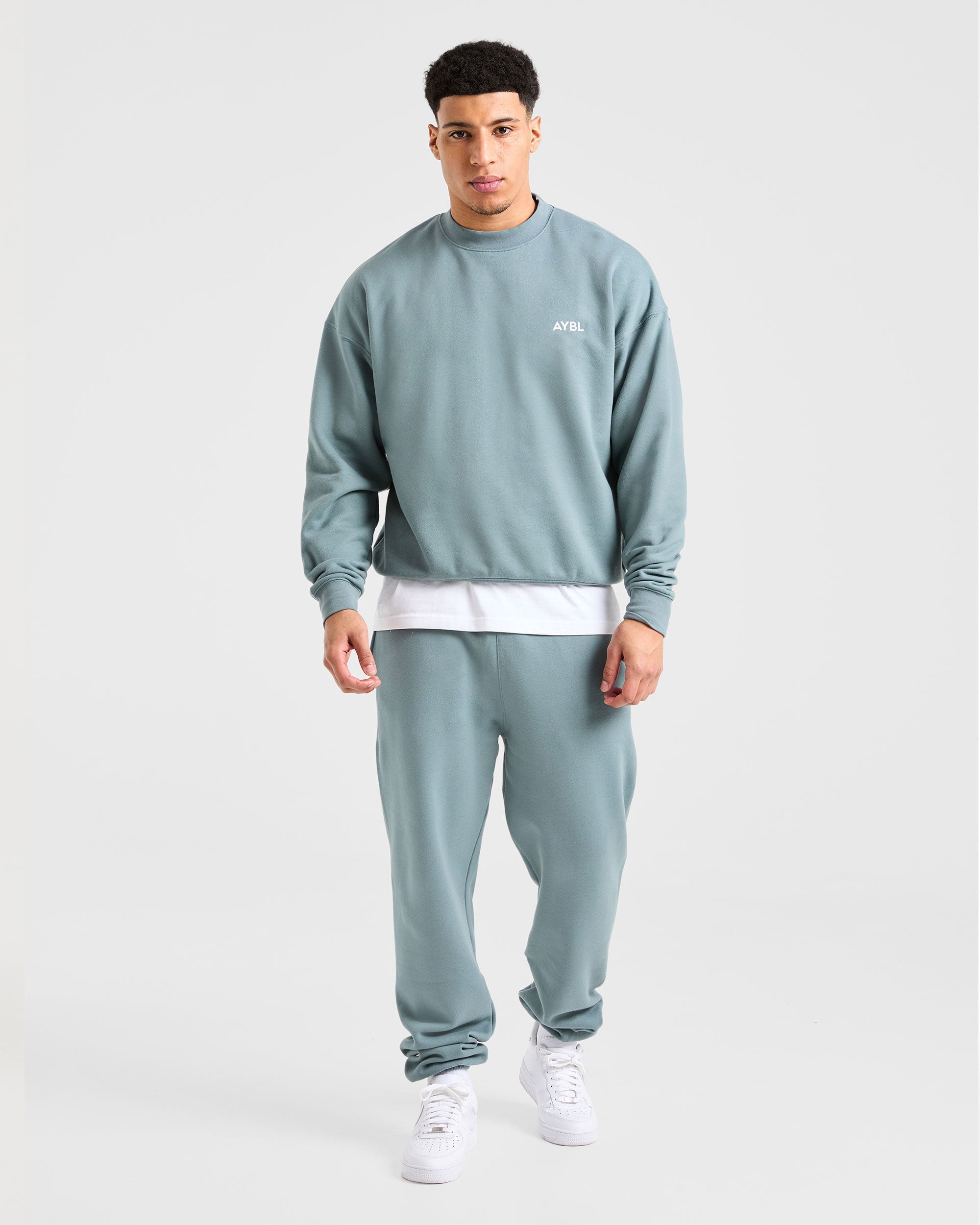 Essential Oversized Sweater - Dusty Blue