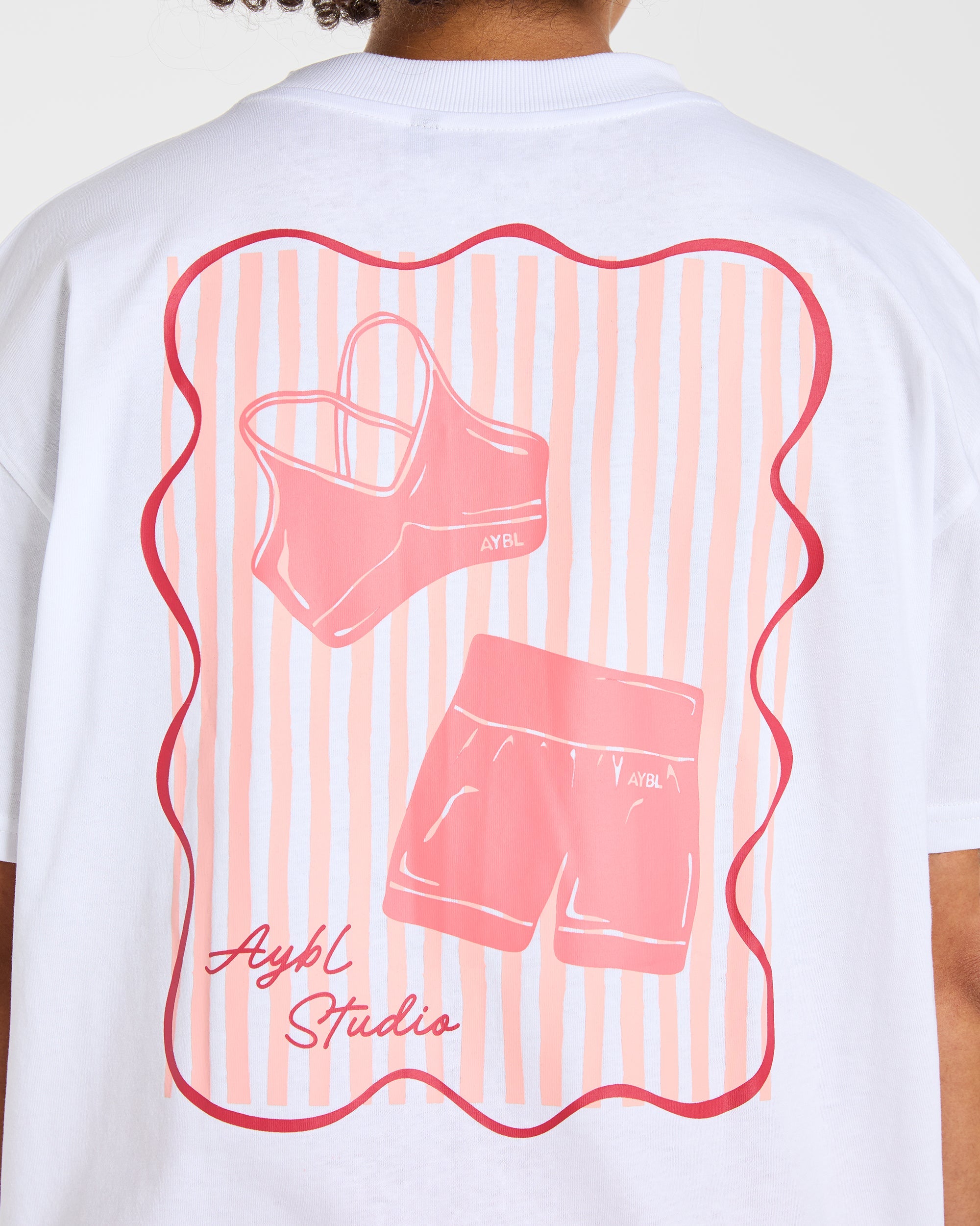 AYBL Studio Oversized T Shirt - White