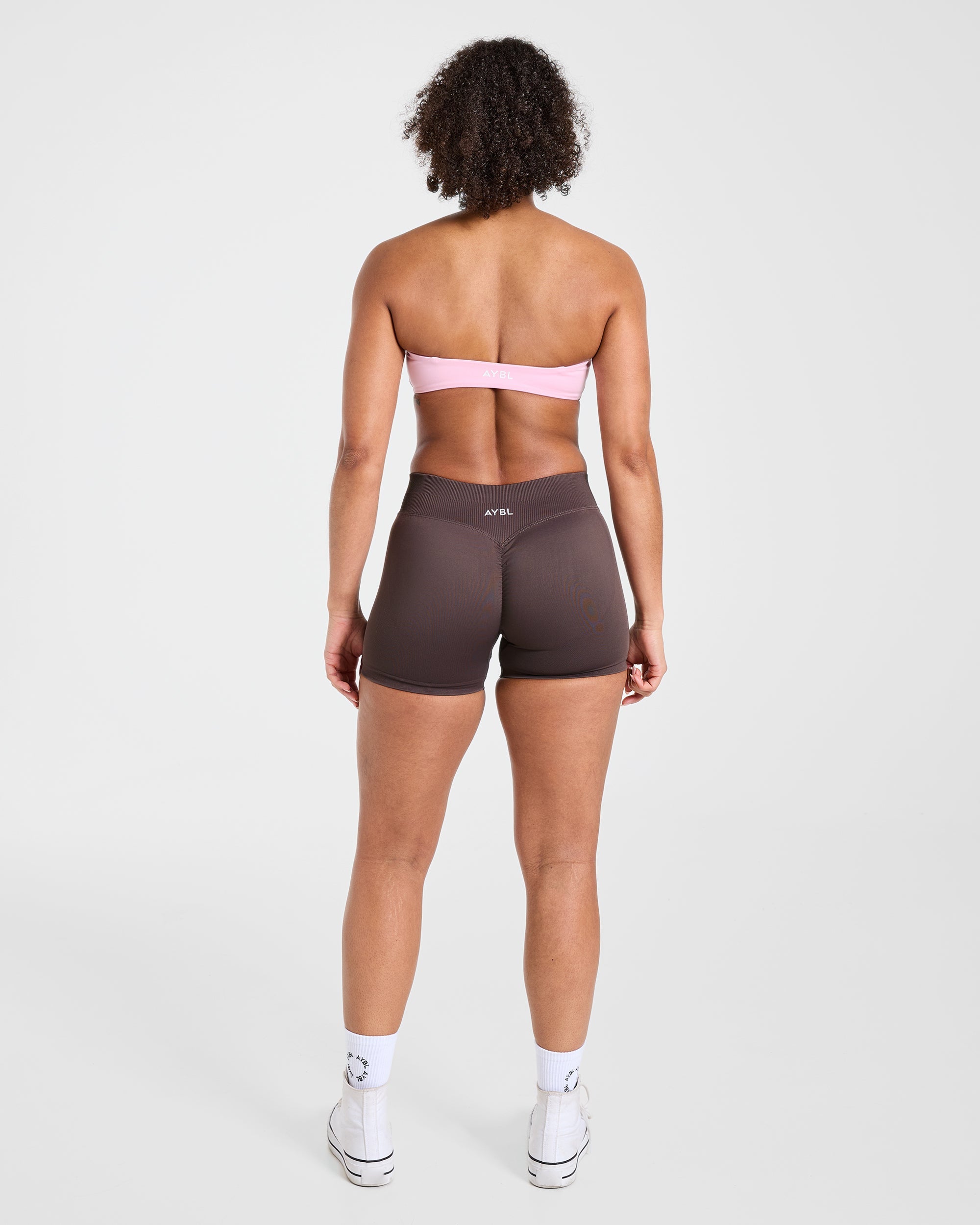 Essential Bandeau Sports Bra - Pink