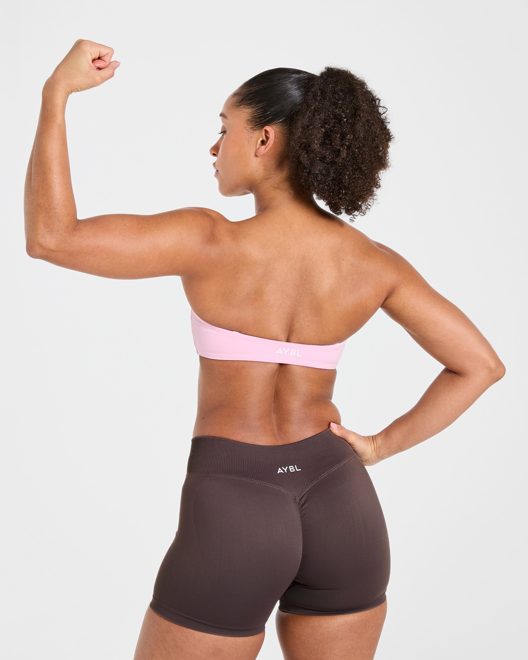 Essential Bandeau Sports Bra - Pink