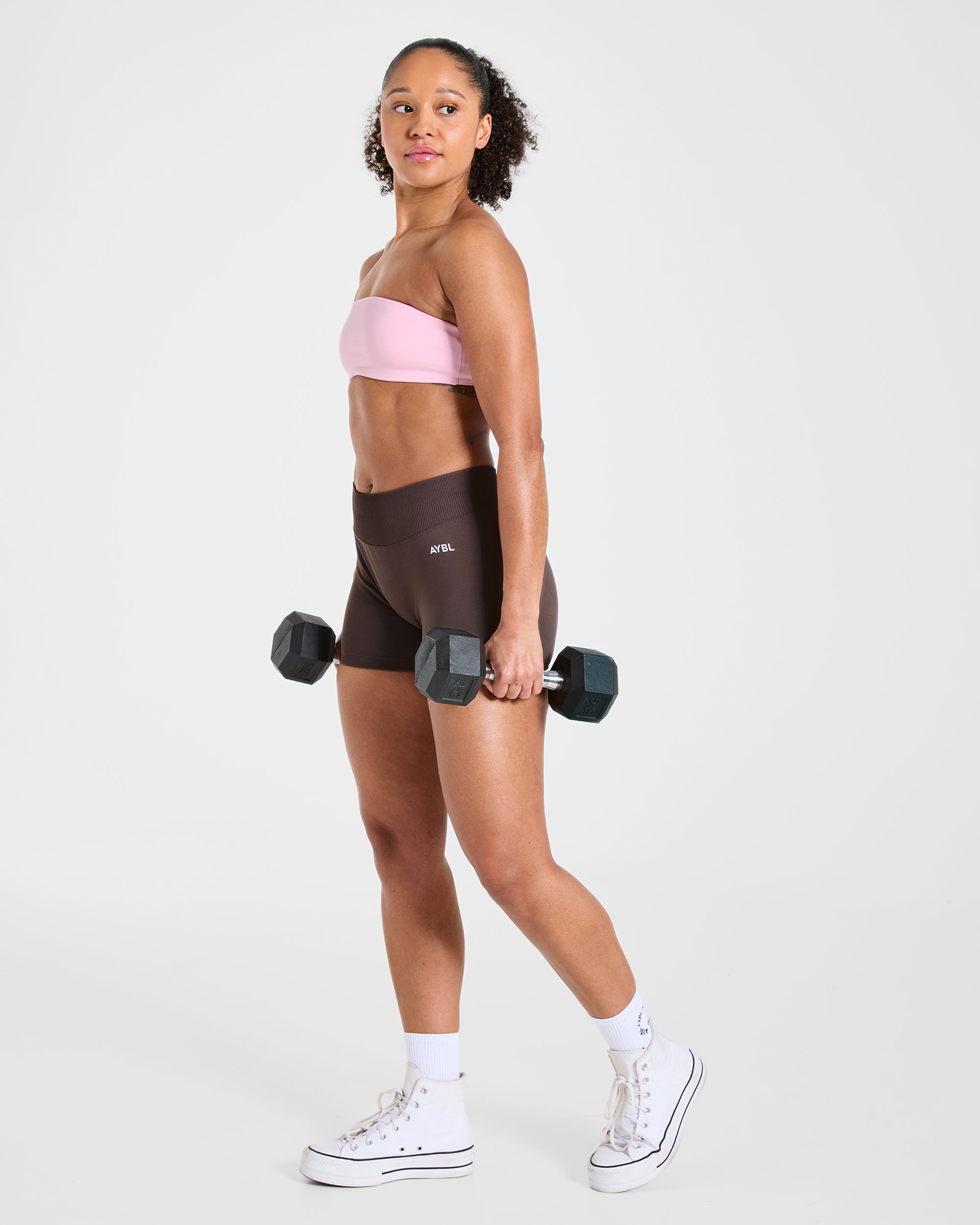 Essential Bandeau Sports Bra - Pink