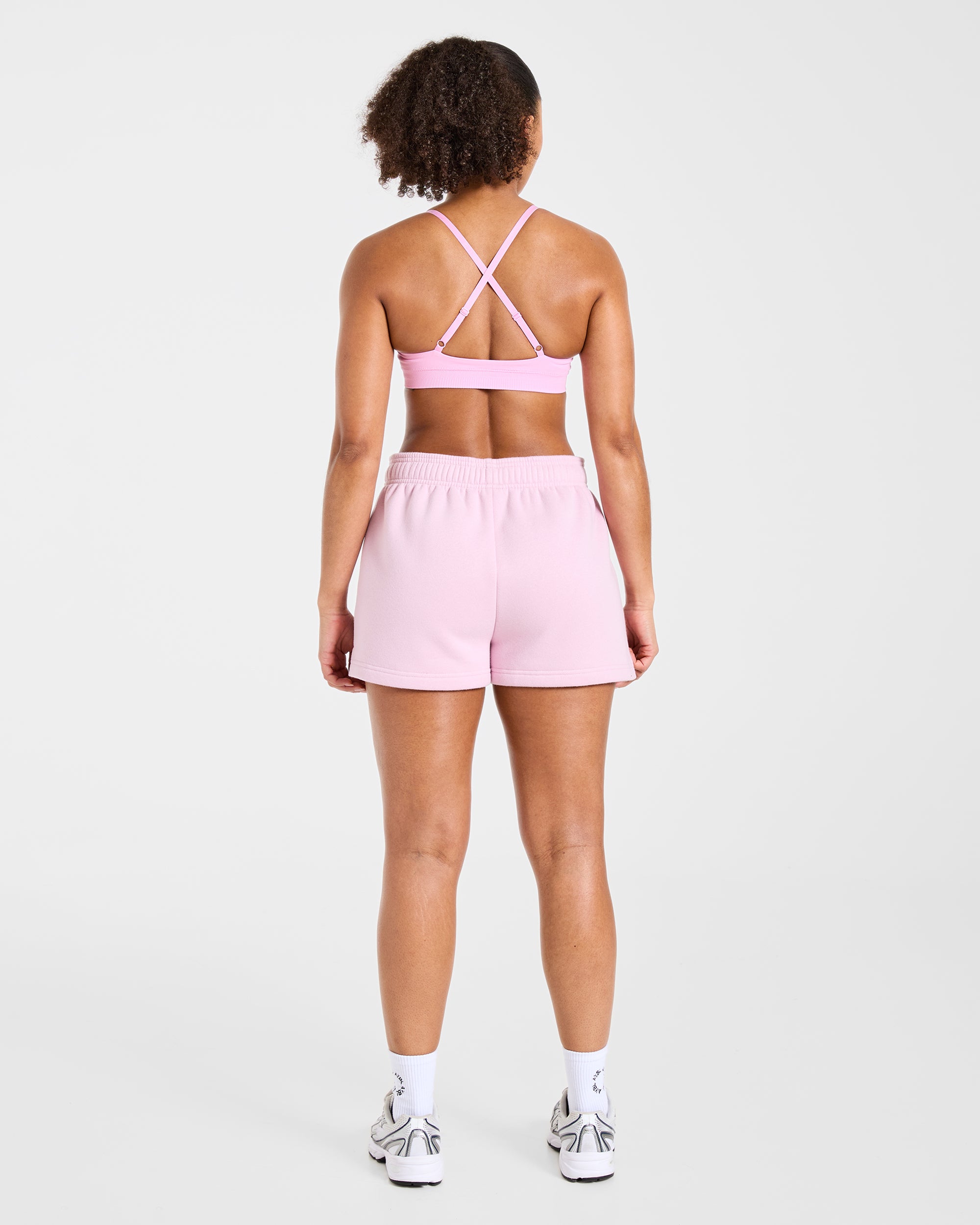 Varsity 2.0 Oversized Shorts - Iced Pink