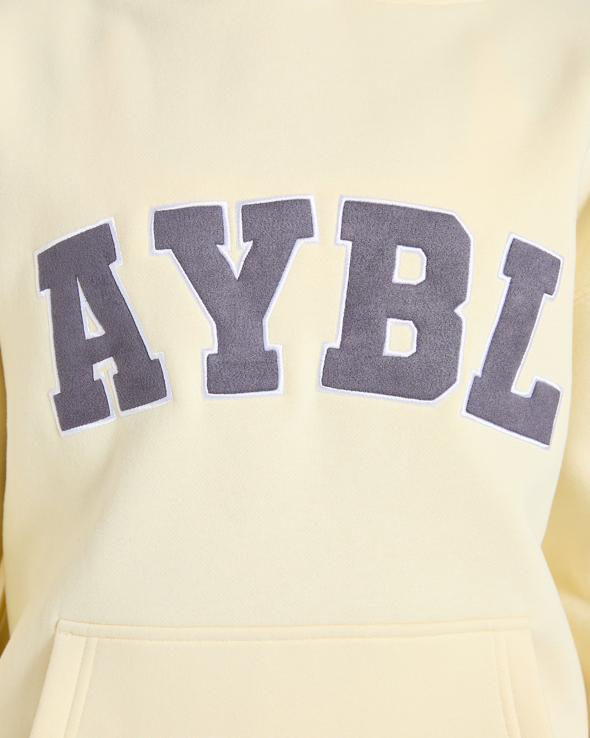 Varsity 2.0 Oversized Hoodie - Butter Yellow