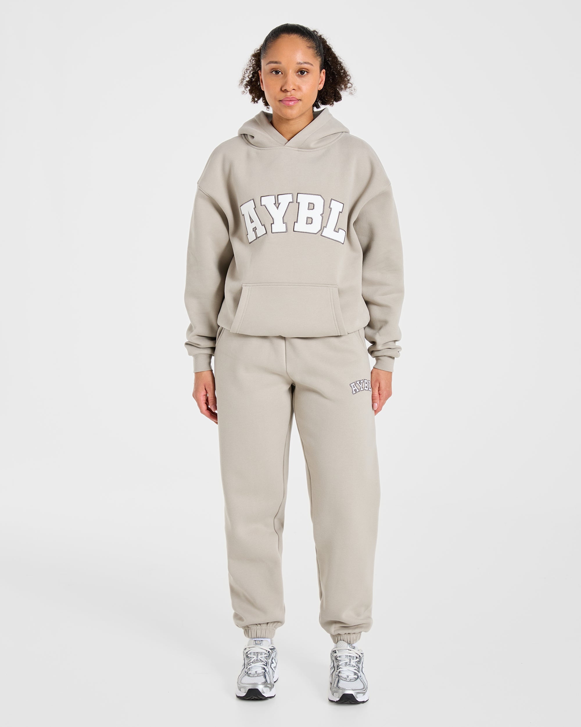Varsity 2.0 Oversized Joggers - Taupe