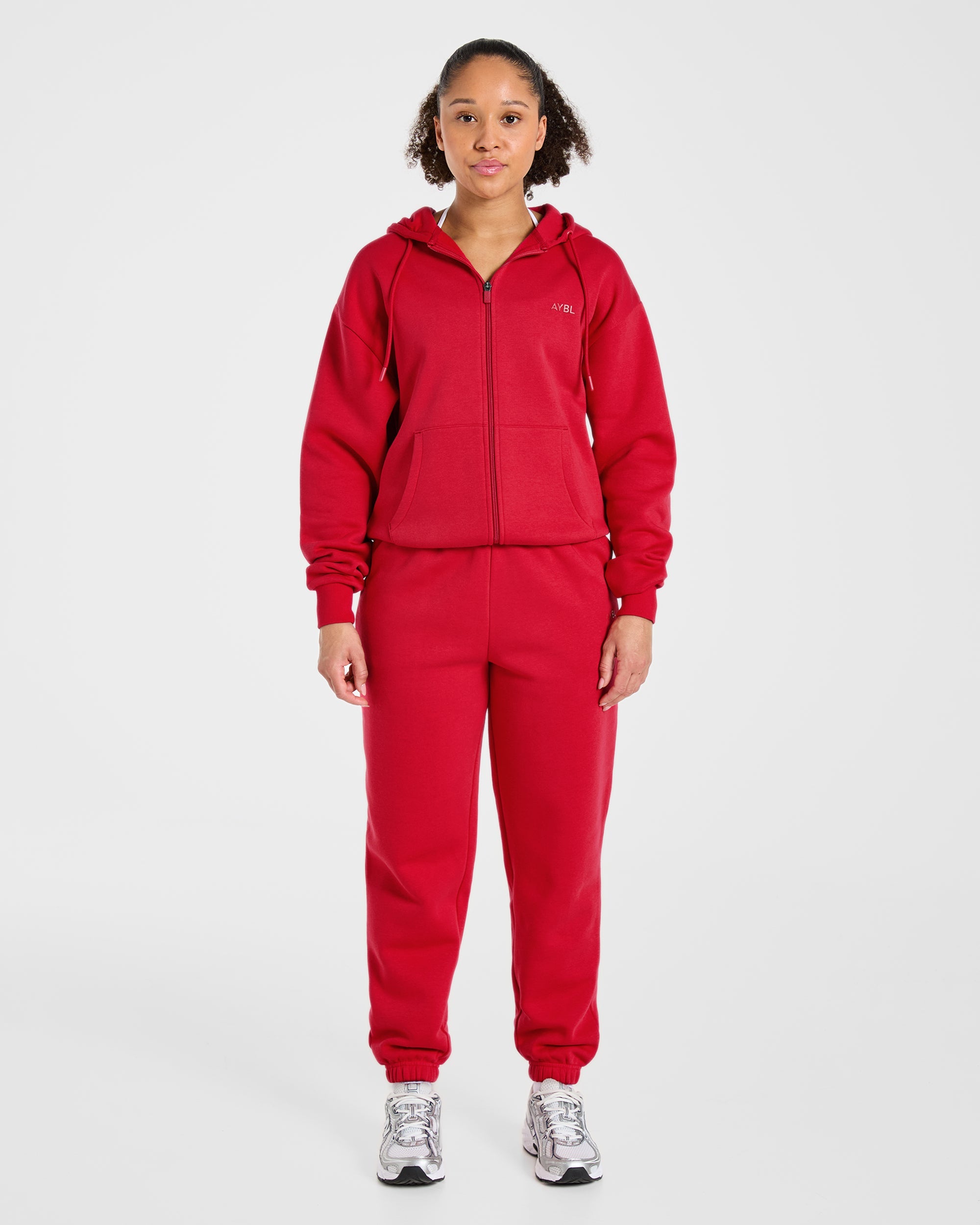 Lifestyle Oversized Joggers - Red