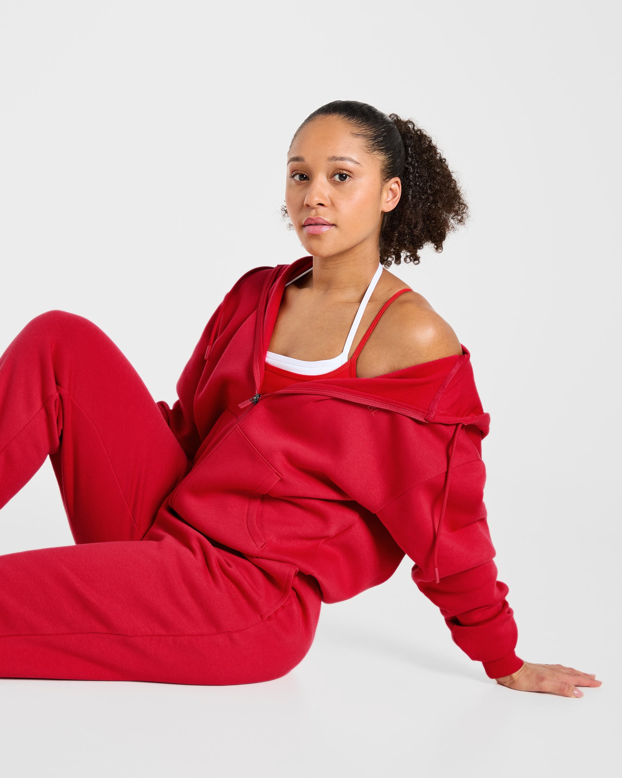 Lifestyle Oversized Joggers - Red