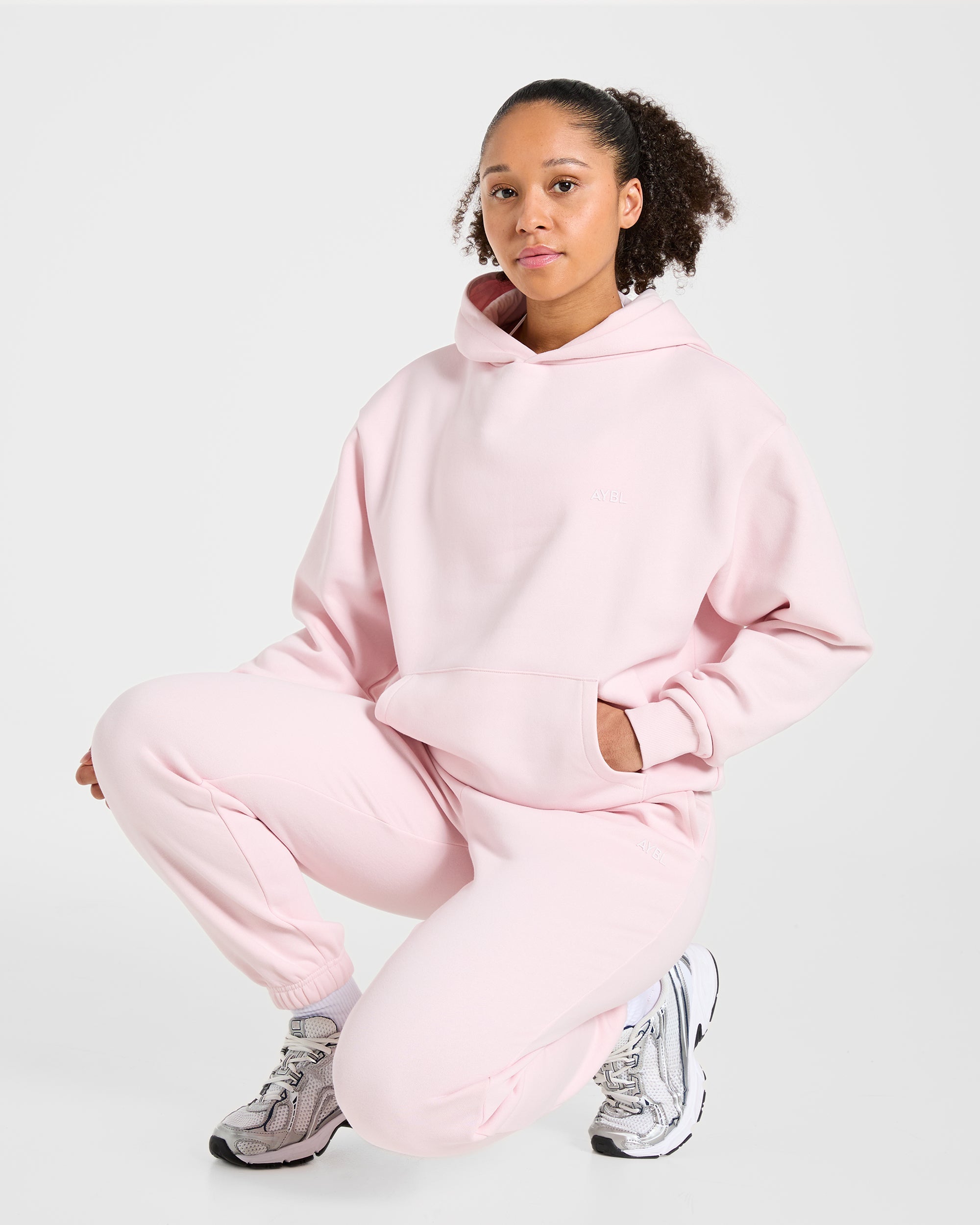 Lifestyle Oversized Joggers - Pastel Pink