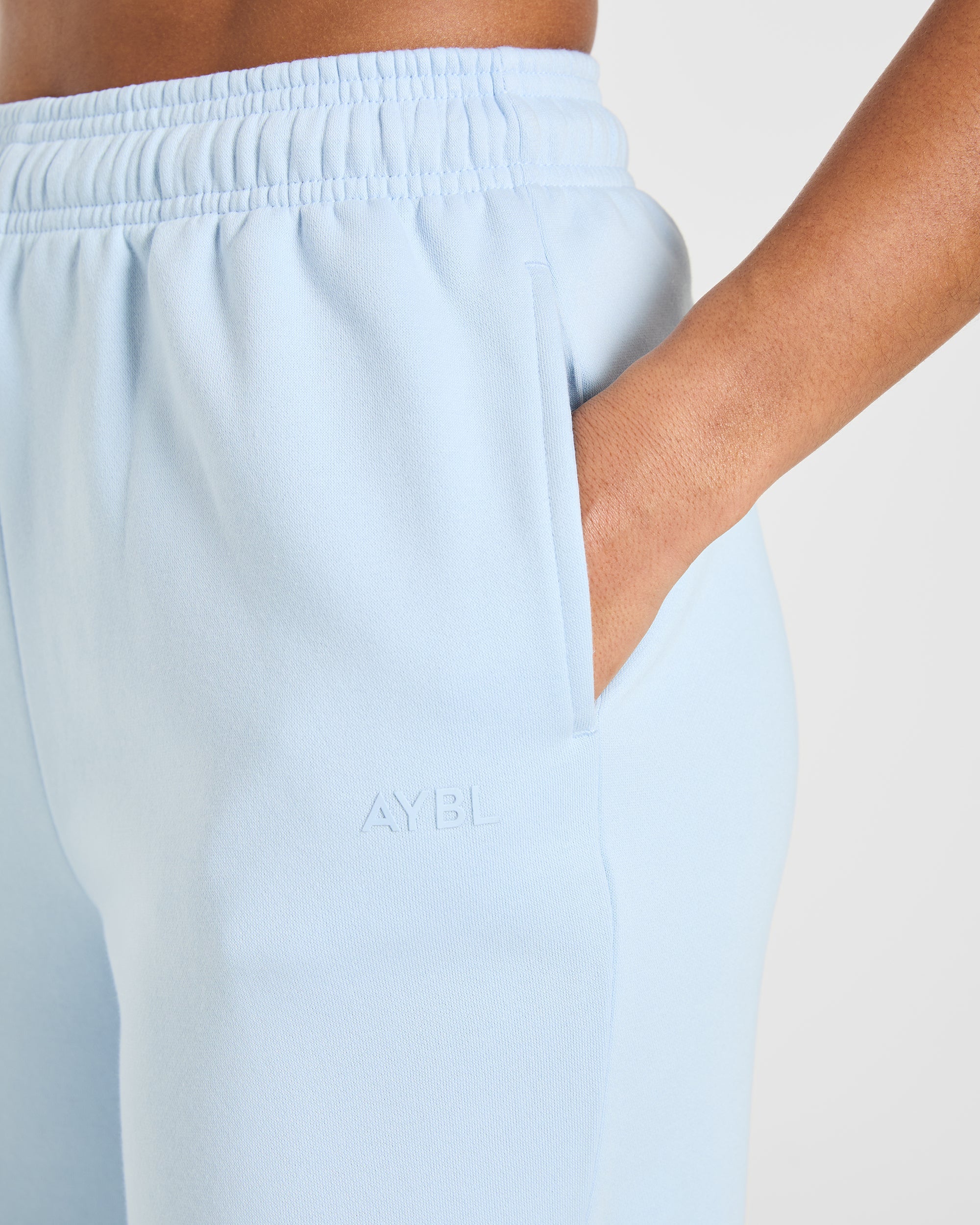 Lifestyle Oversized Straight Leg Joggers - Spring Blue