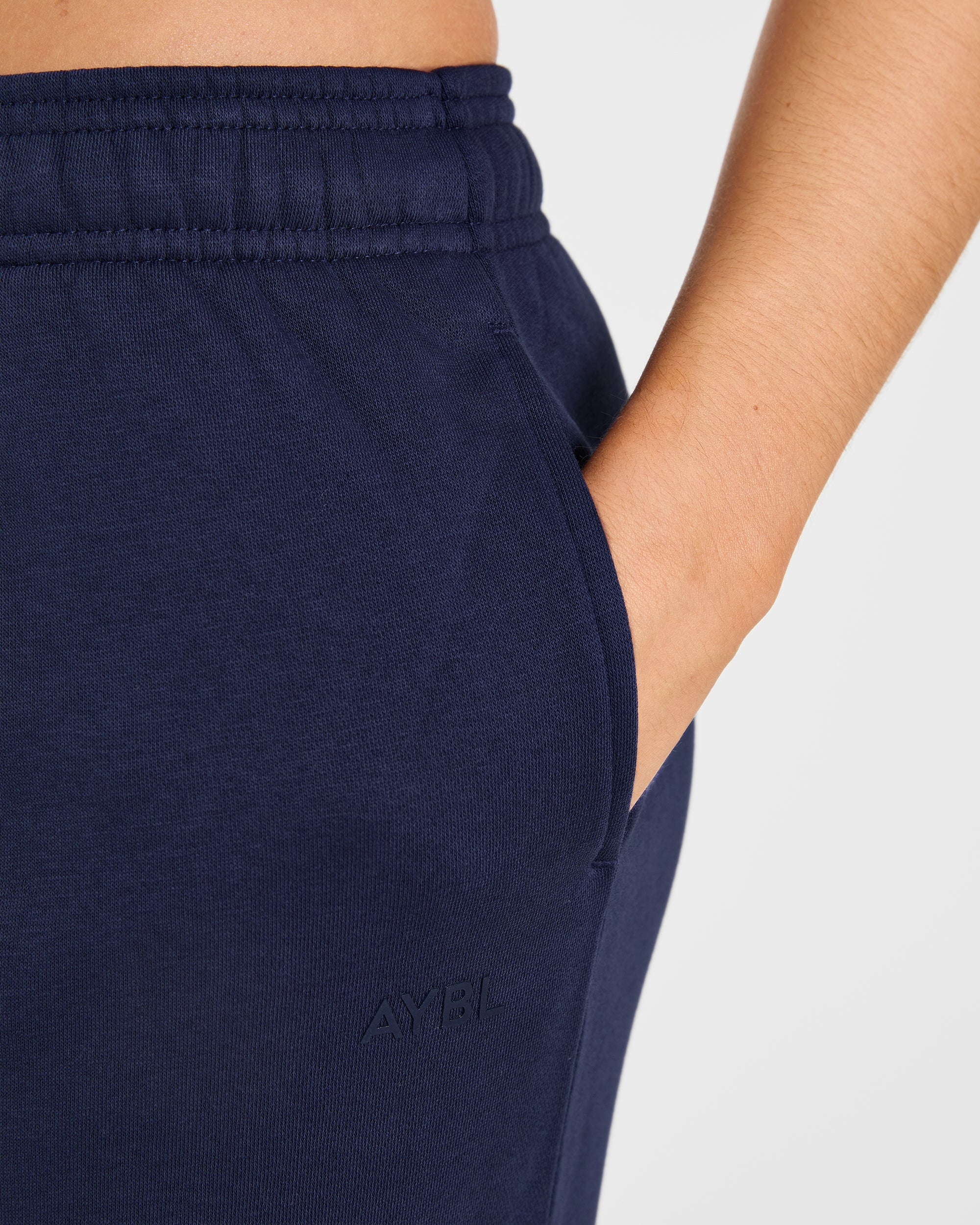 Lifestyle Oversized Straight Leg Joggers - Navy