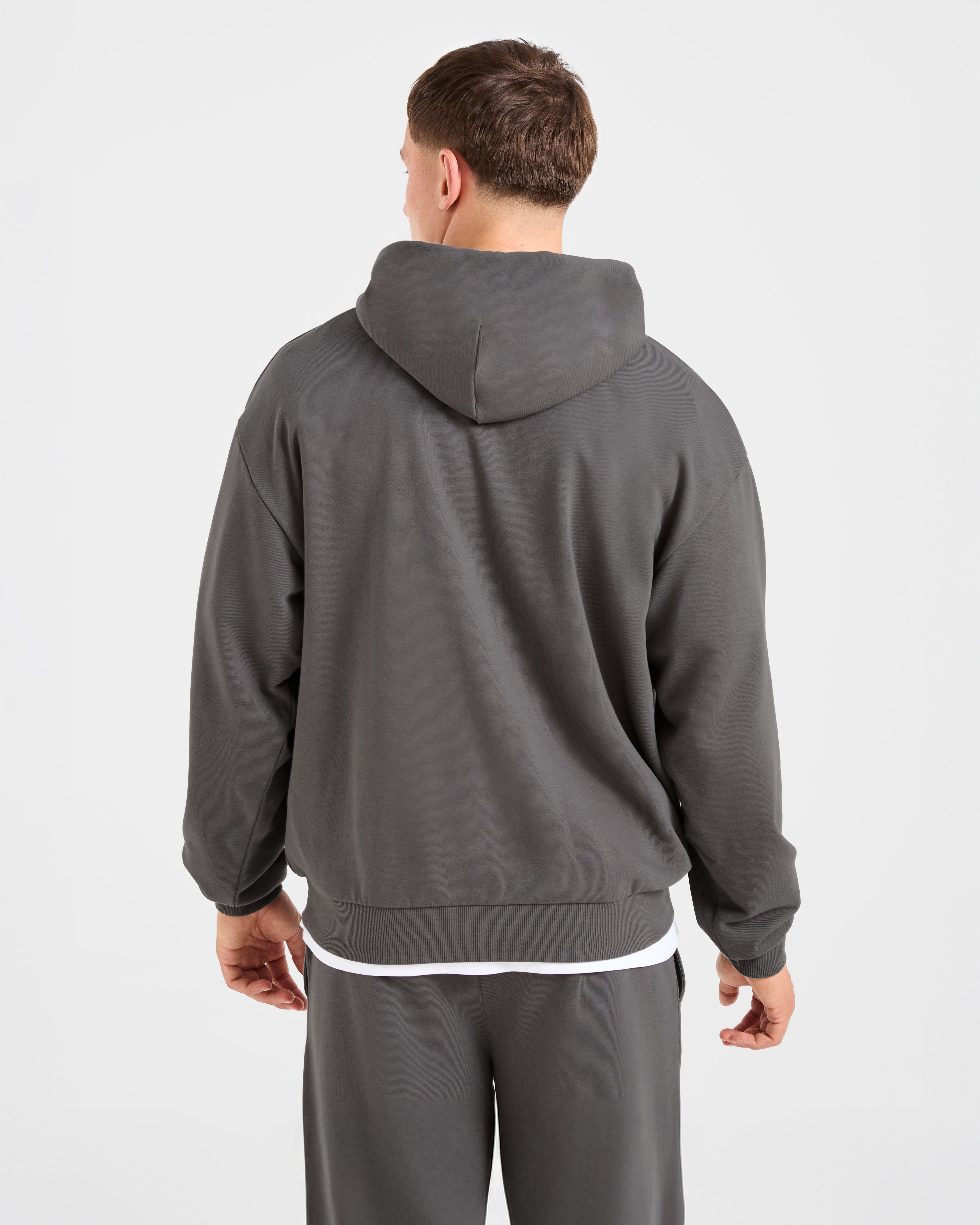Craft Oversized Hoodie - Charcoal