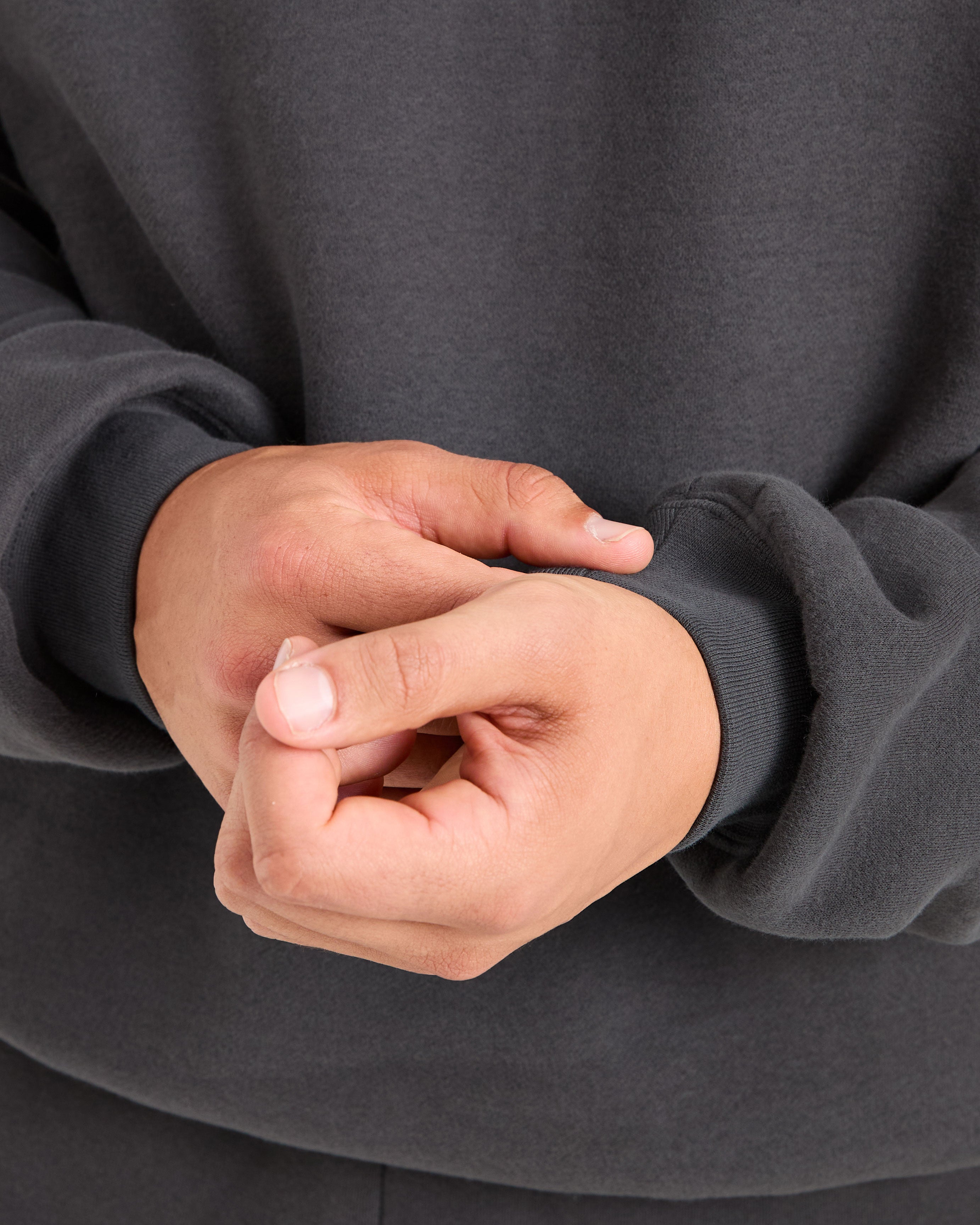 Academy Oversized Sweater - Charcoal