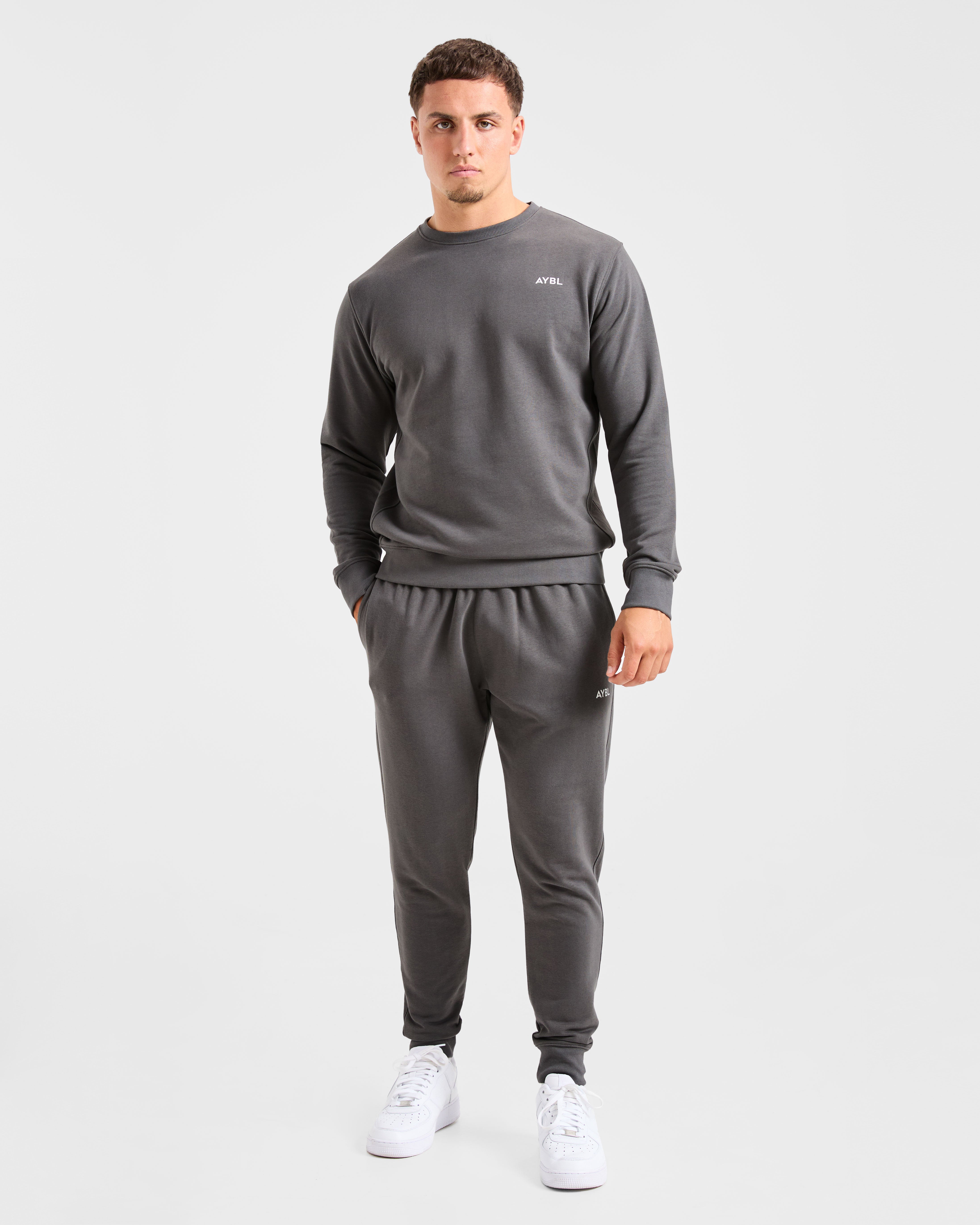 Essential Lightweight Sweater - Charcoal