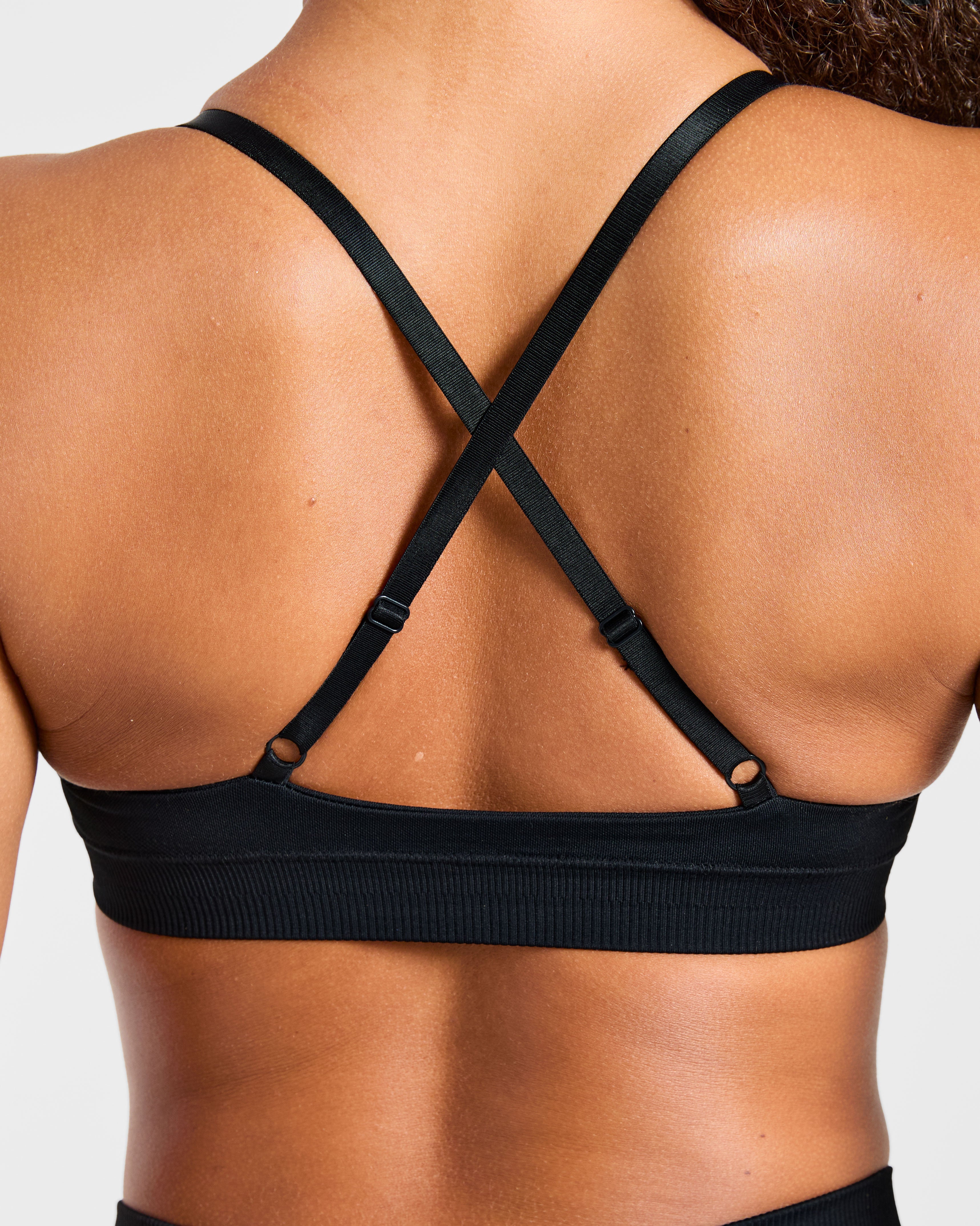 Enhance Seamless Sports Bra - Black