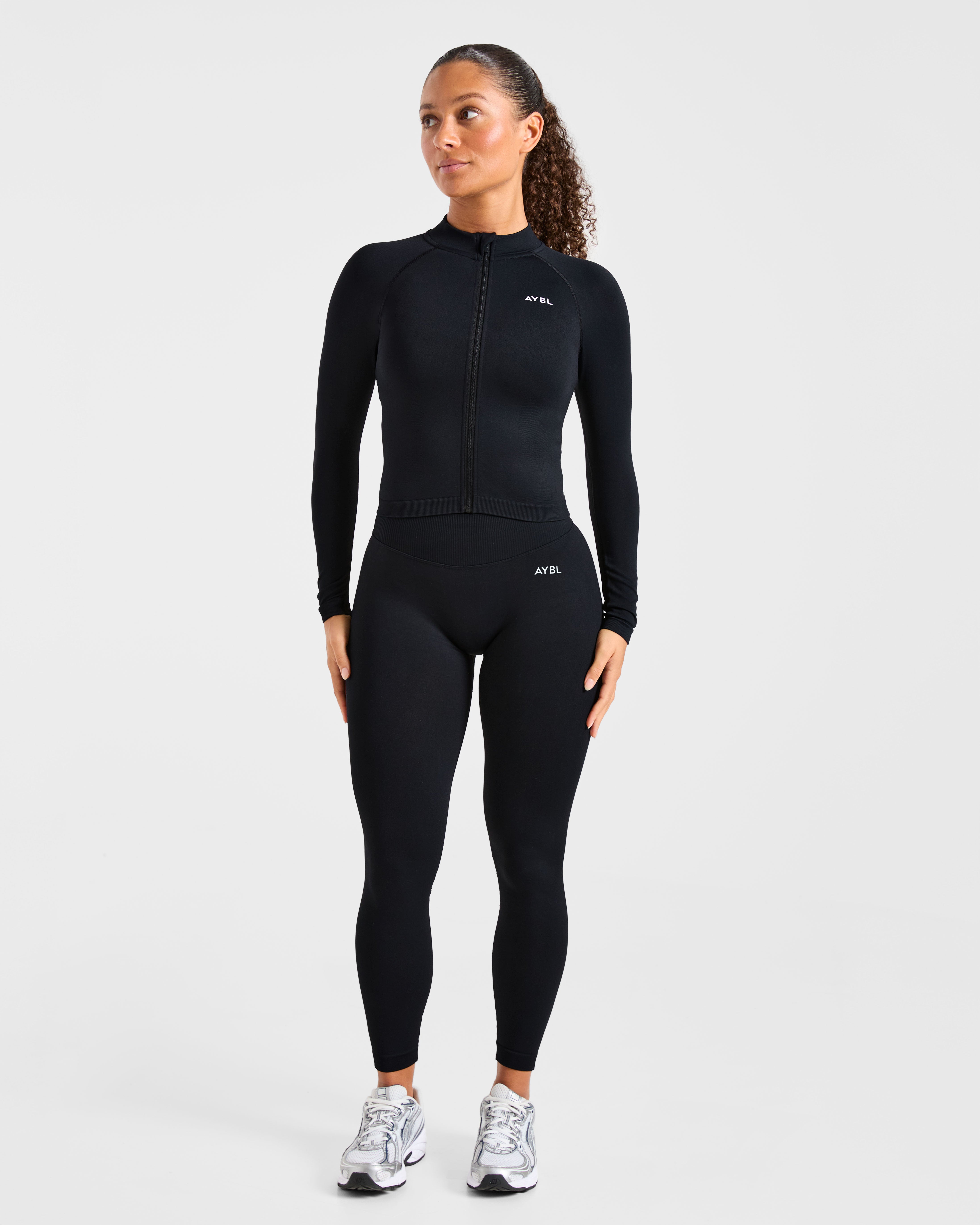 Enhance Seamless Jacket - Black