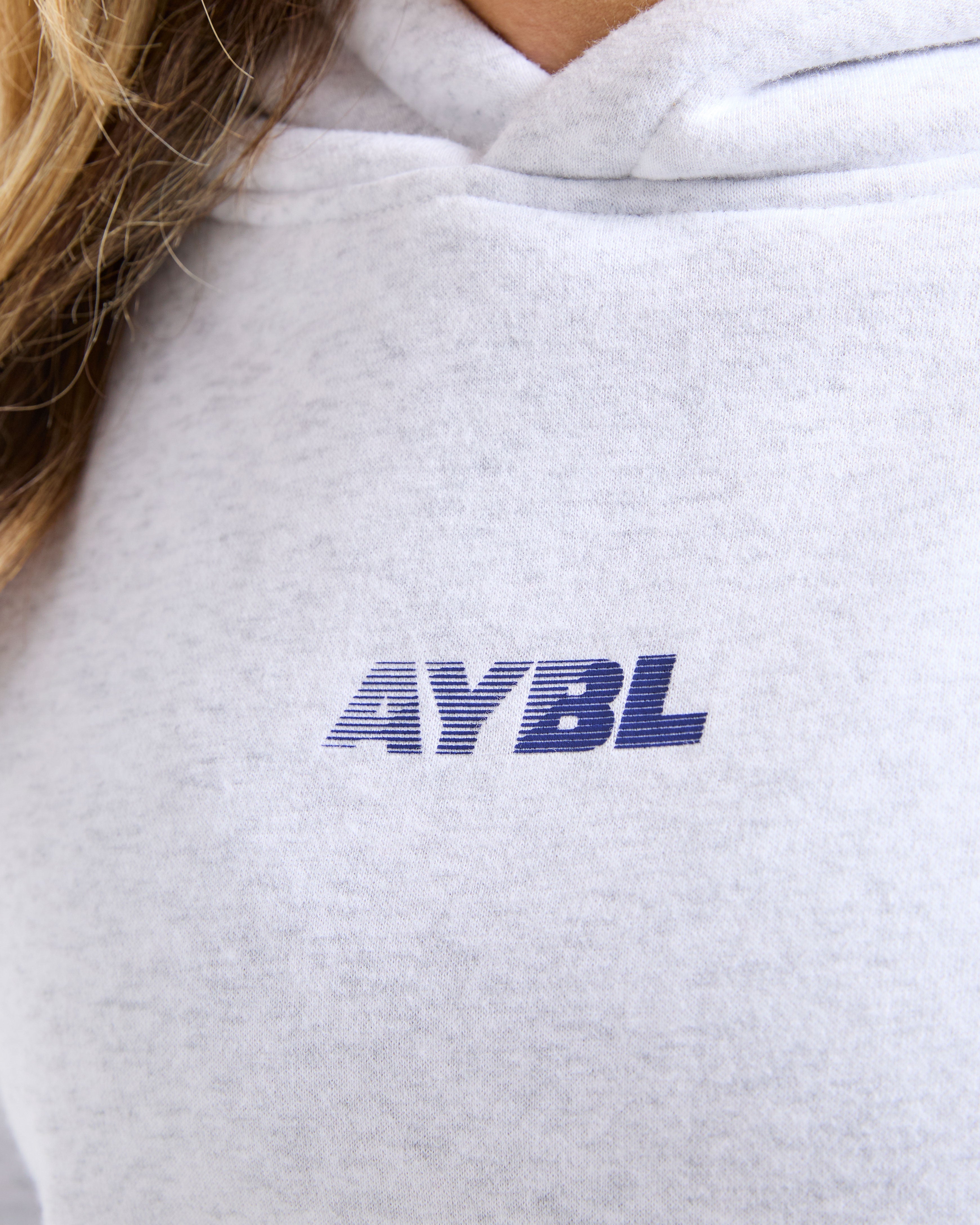 Athletics Dept Oversized Hoodie - Grey Marl