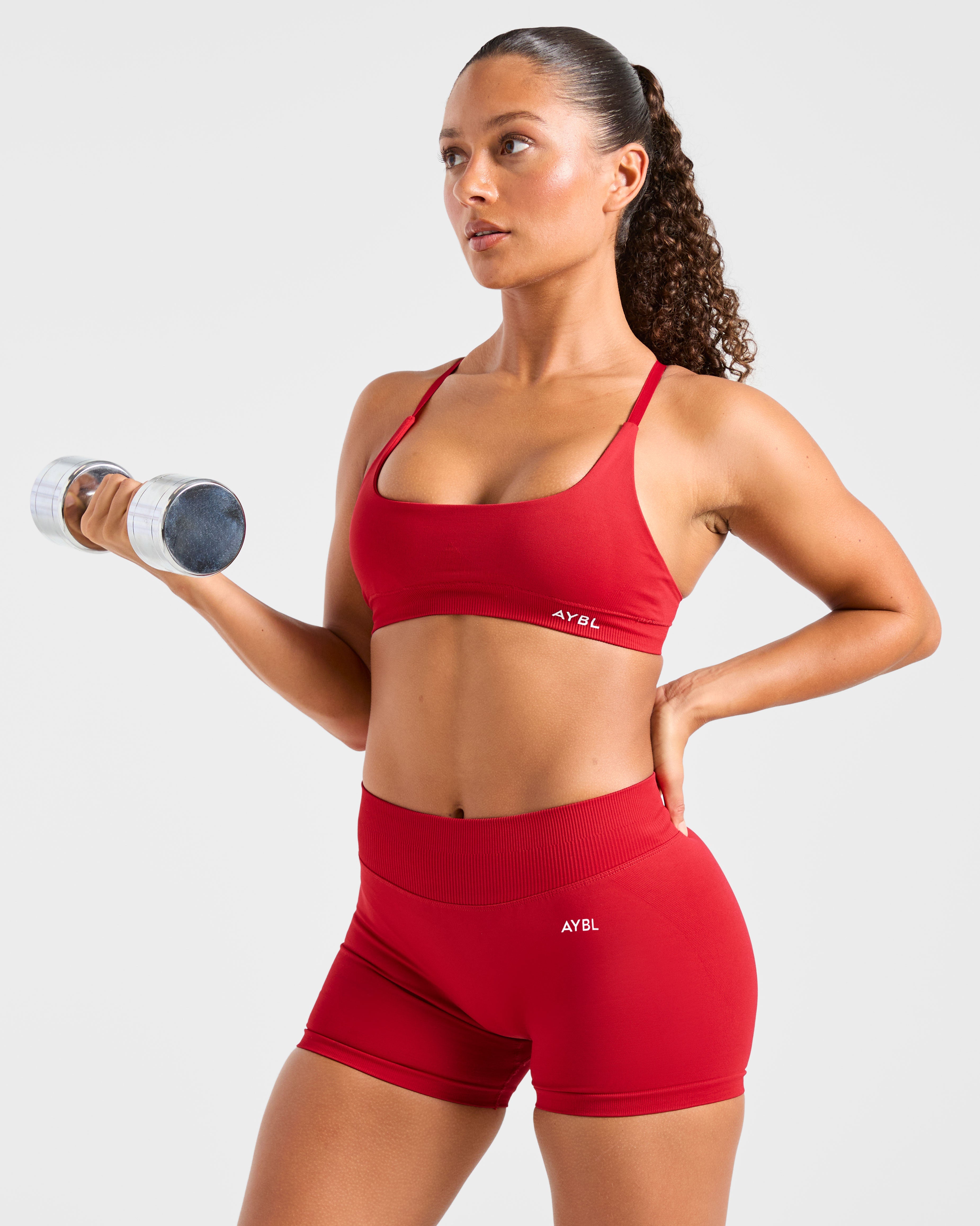 Enhance Seamless Shorts - Red