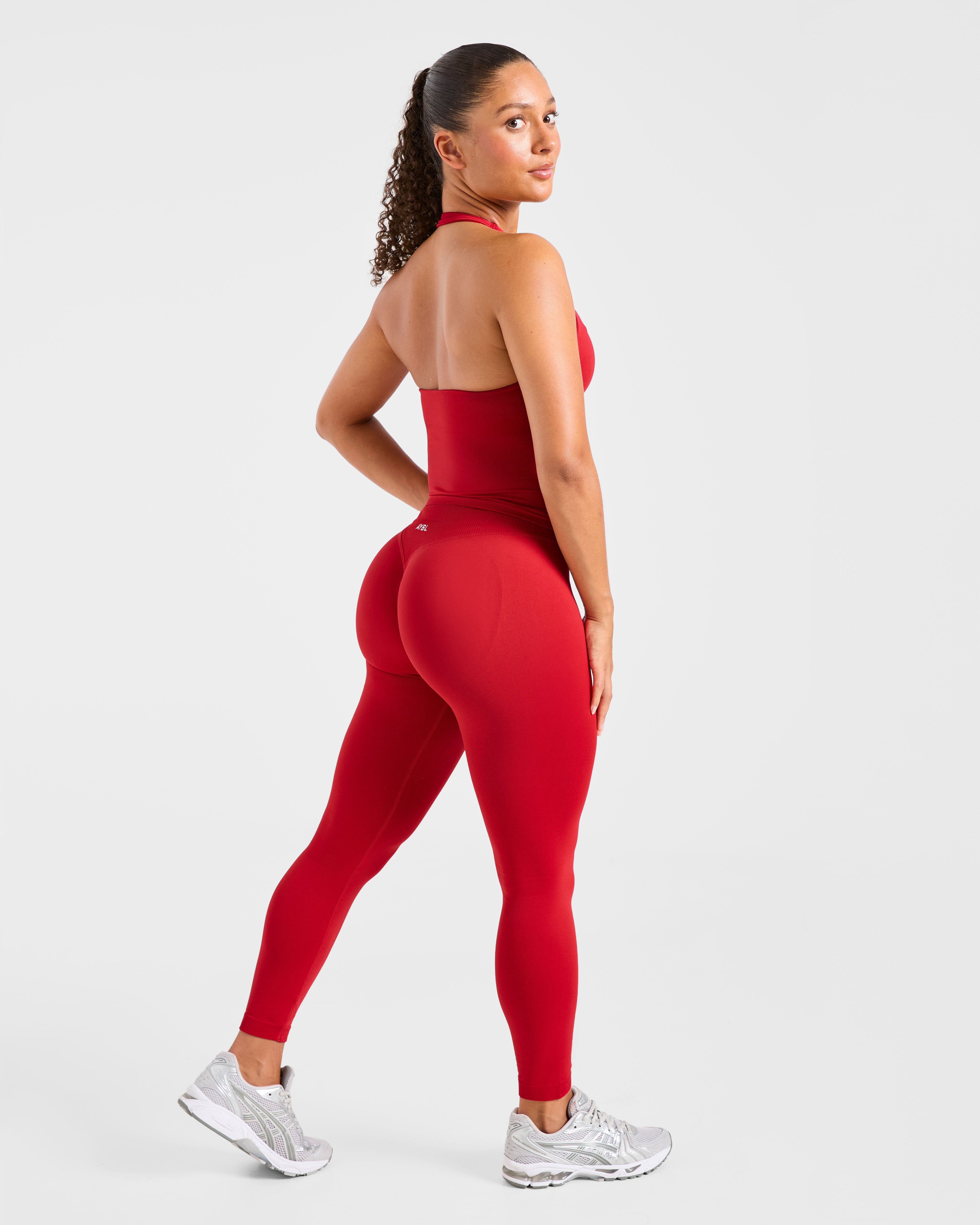 Enhance Seamless Leggings - Red