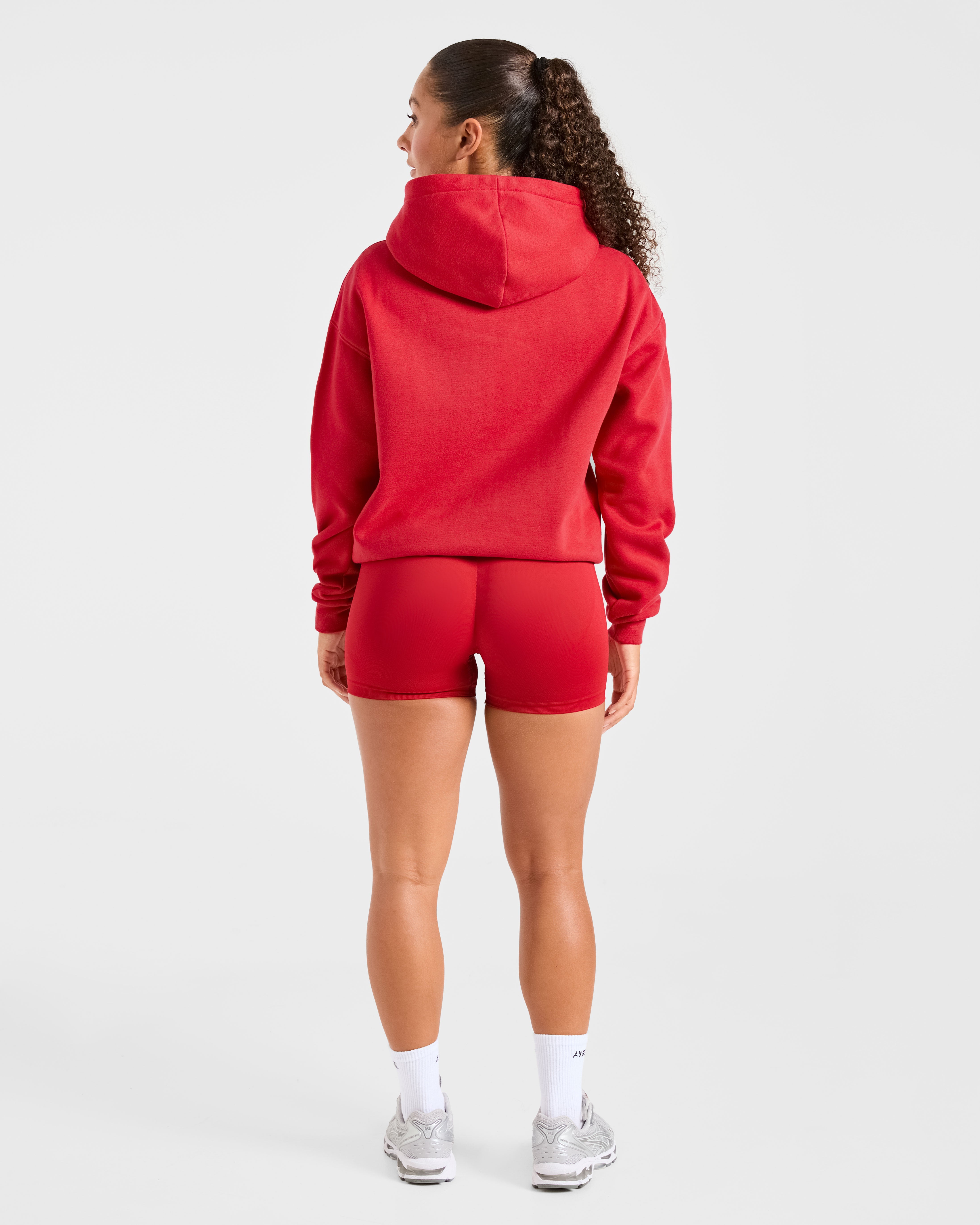Varsity 2.0 Oversized Hoodie - Red