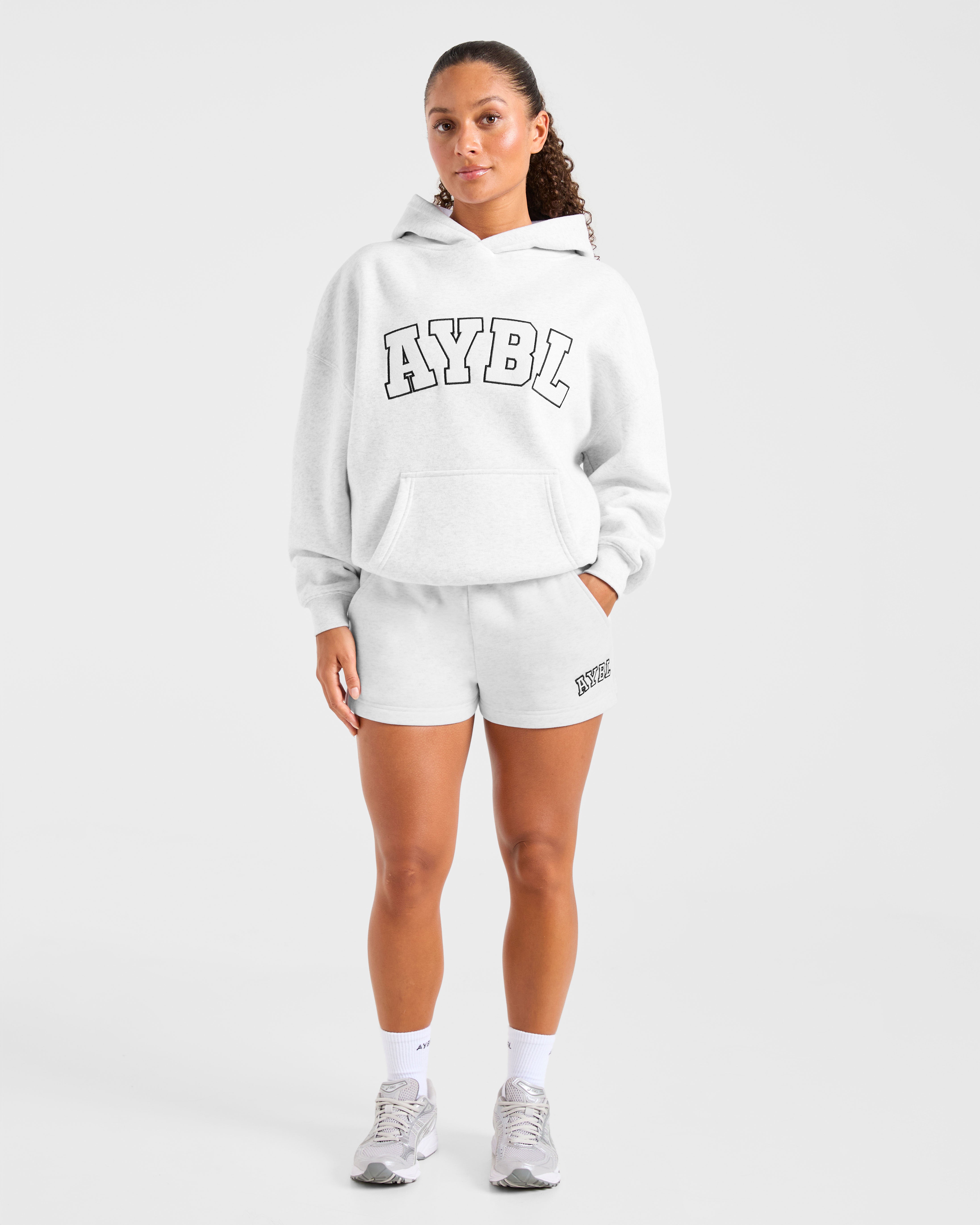 Varsity 2.0 Oversized Shorts - Heather Grey
