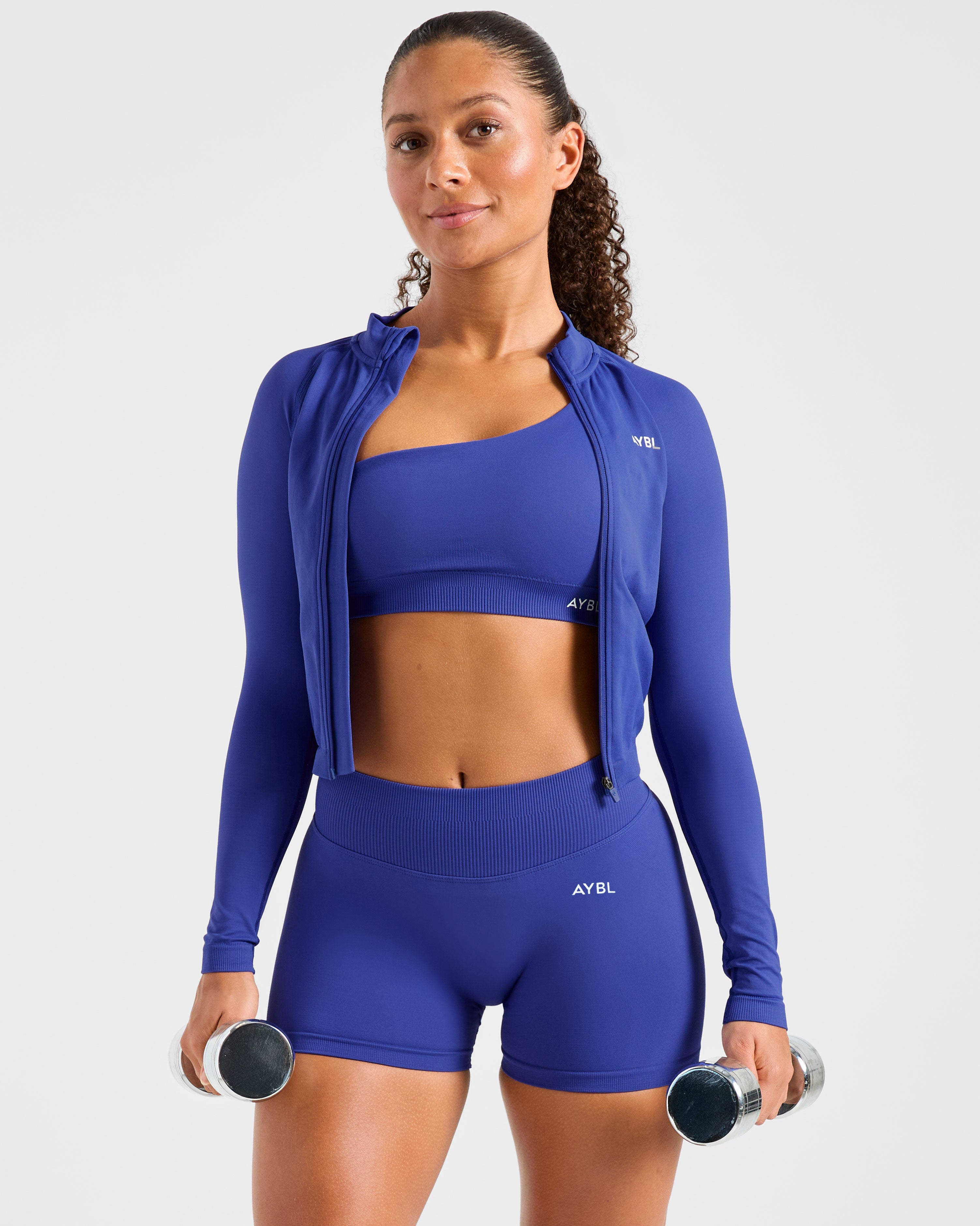 Enhance Seamless Shorts - Cobalt Blue