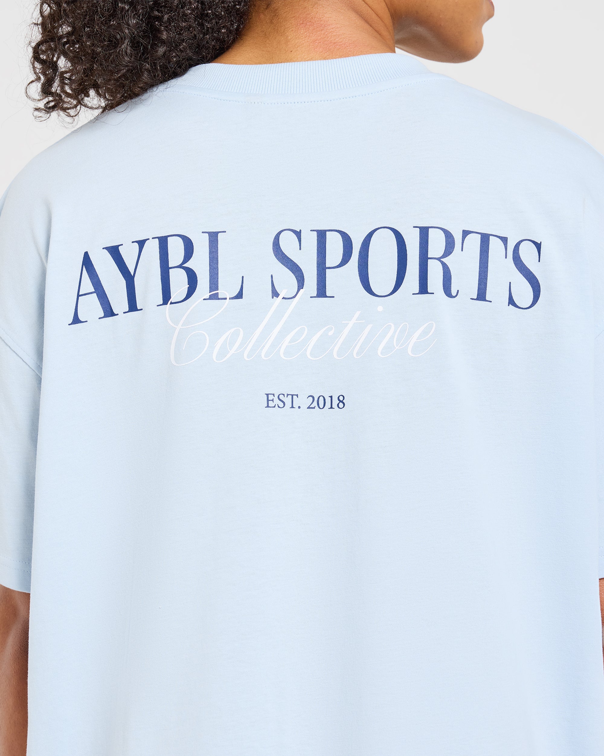 Sports Collective Oversized T Shirt - Blue