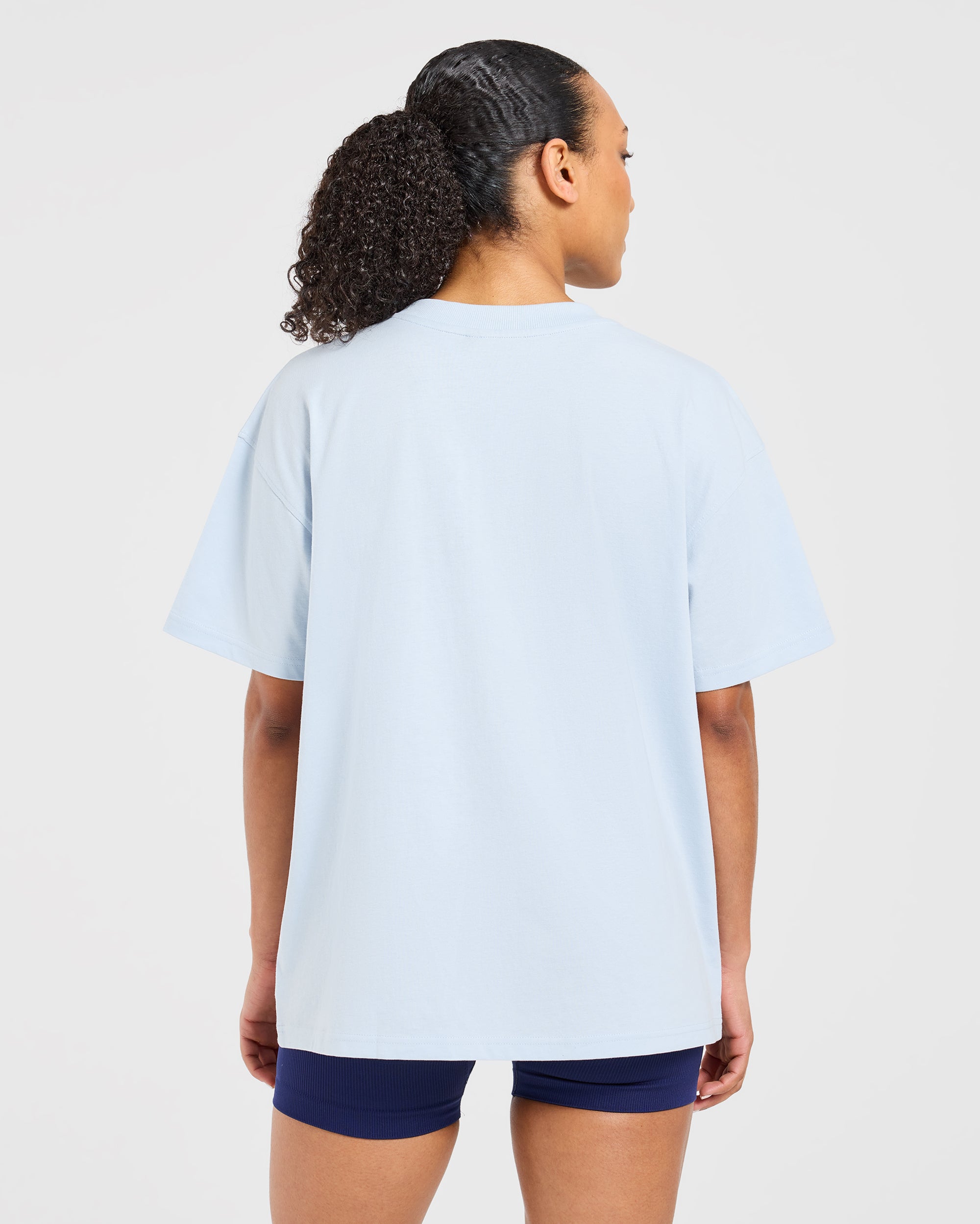 Varsity 2.0 Oversized T Shirt - Blue
