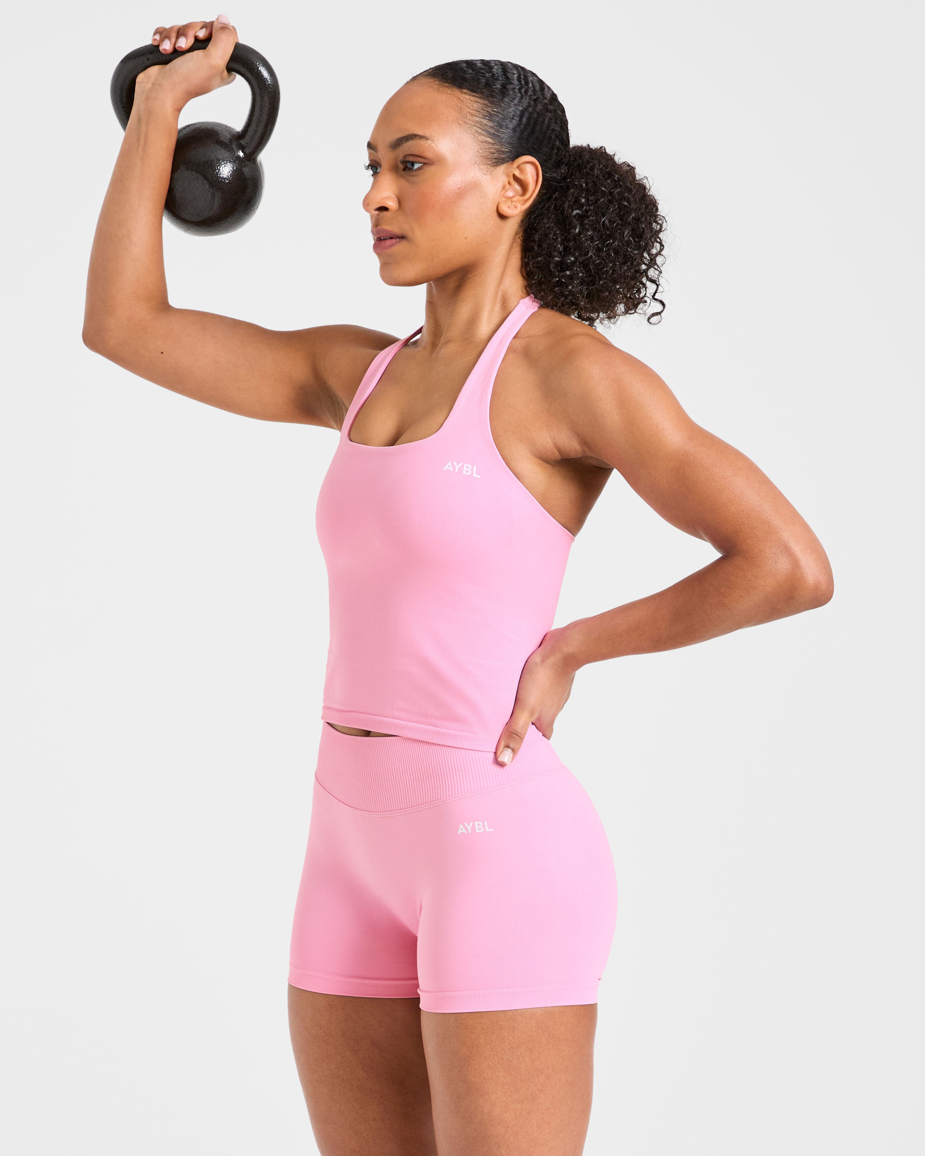 Enhance Seamless Shorts | 3.5" - Sugar Pink