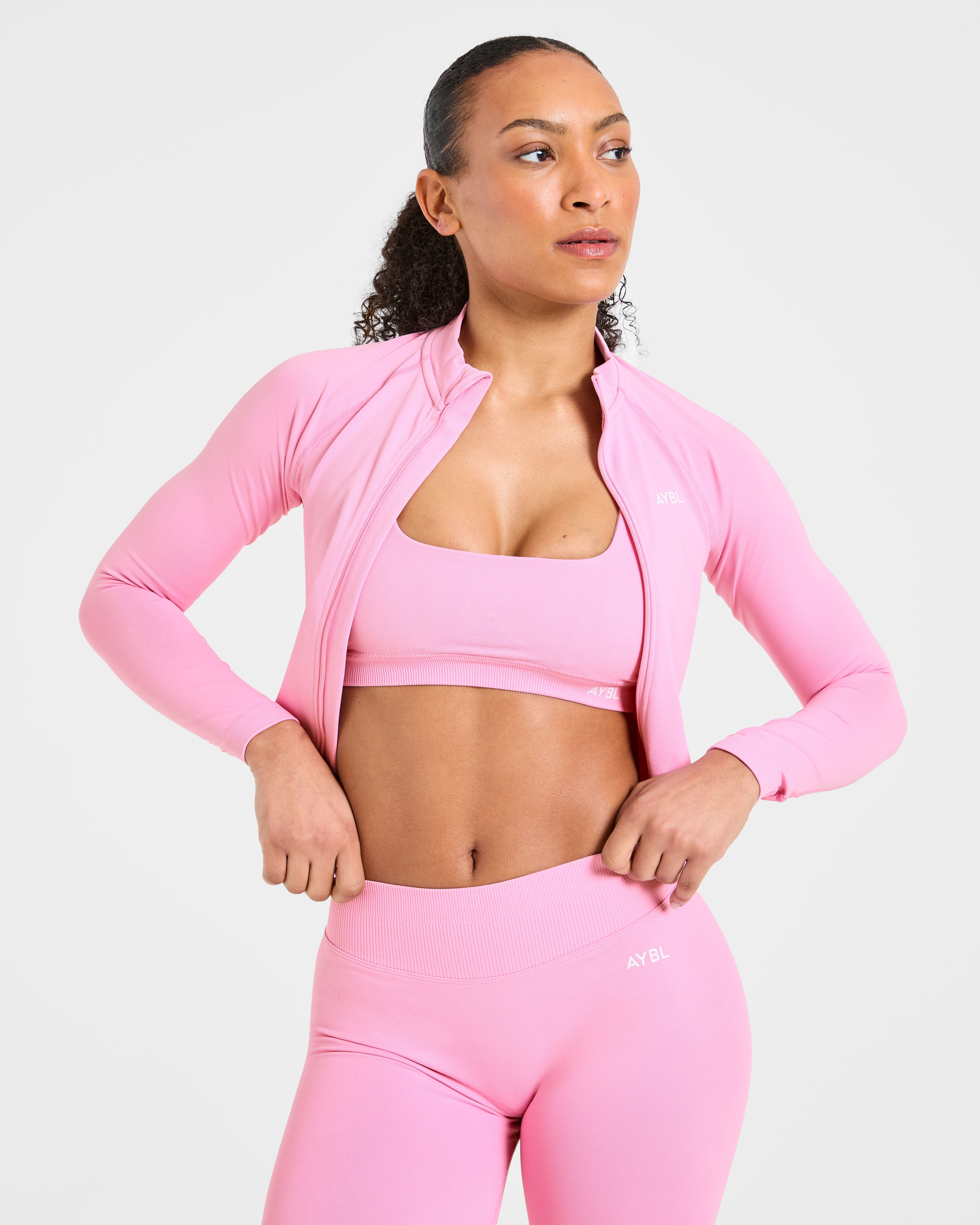 Enhance Seamless Jacket - Sugar Pink