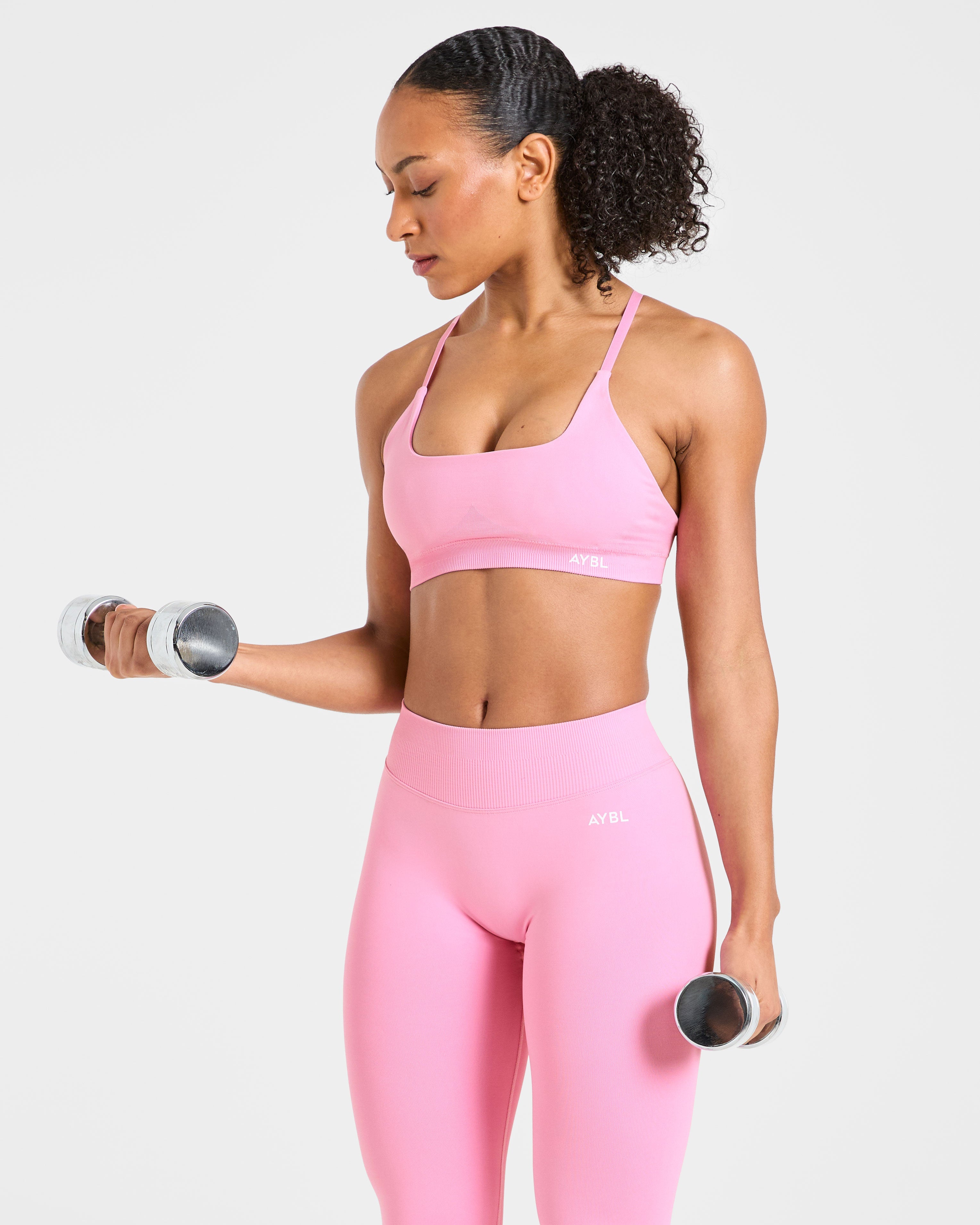 Enhance Seamless Sports Bra - Sugar Pink