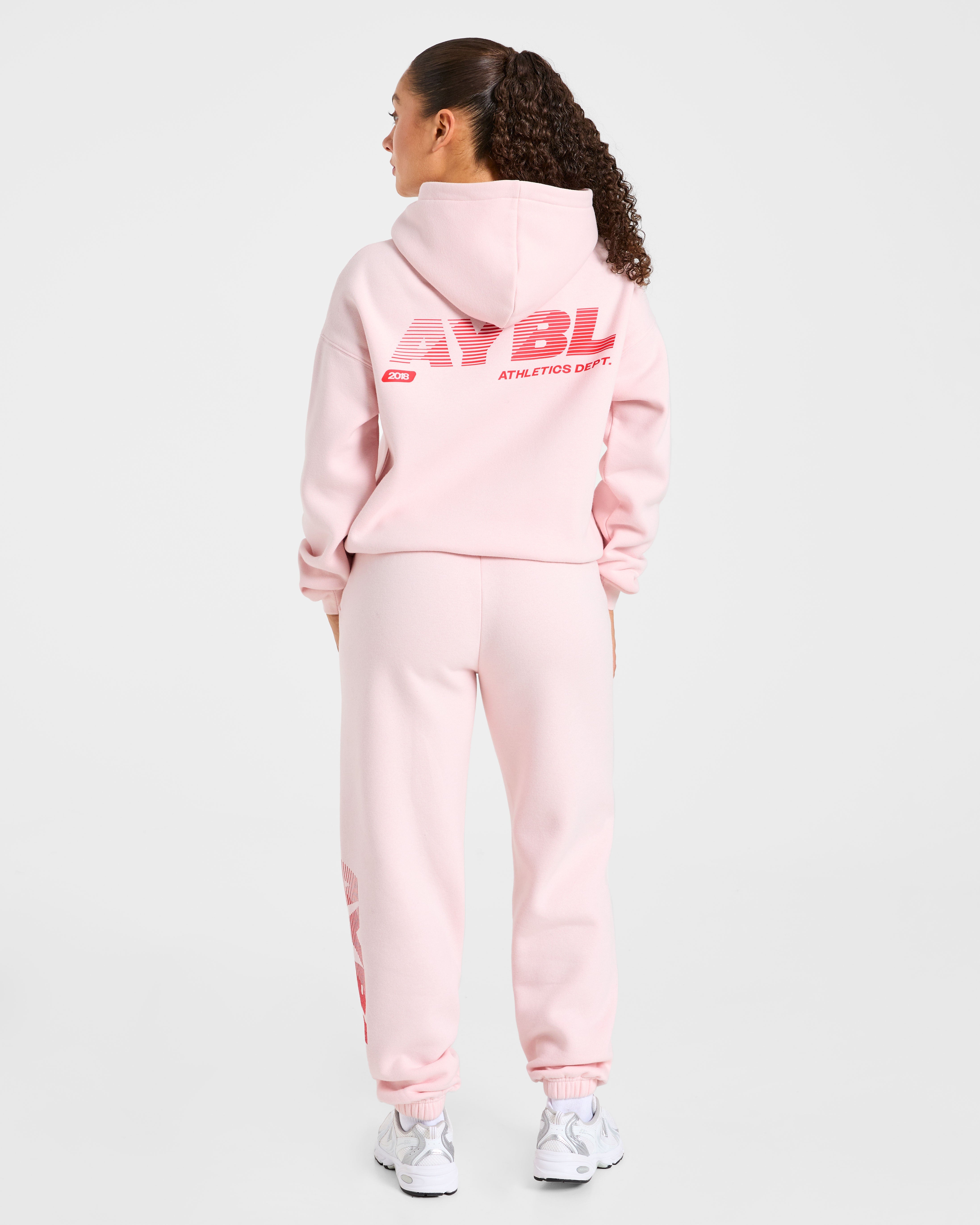 Athletics Dept Oversized Hoodie - Pink