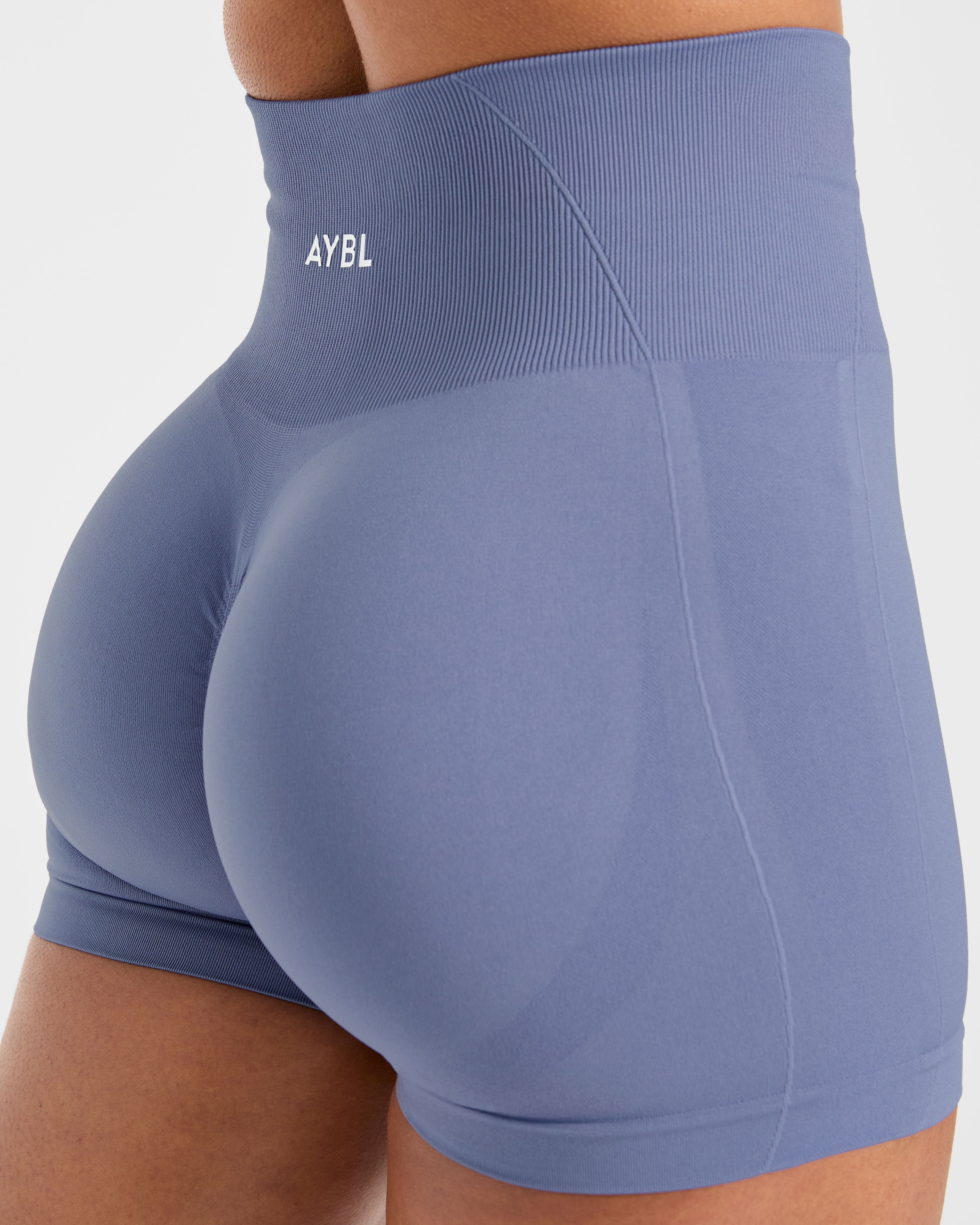 Empower Seamless Shorts - Slate Blue