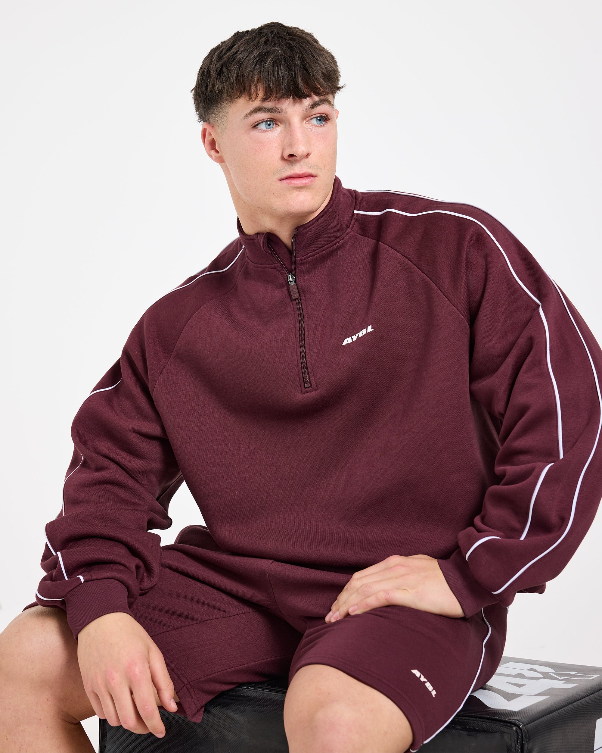 Restore Oversized Shorts - Dusty Plum