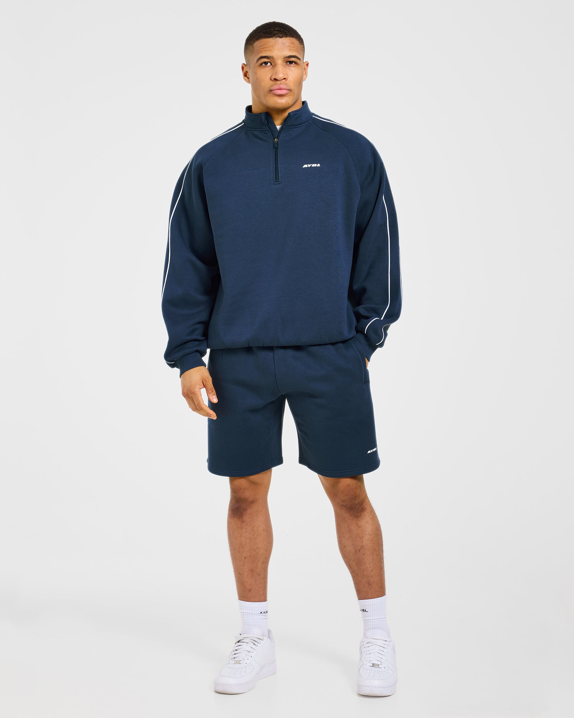 Restore Oversized Shorts - Navy Blue
