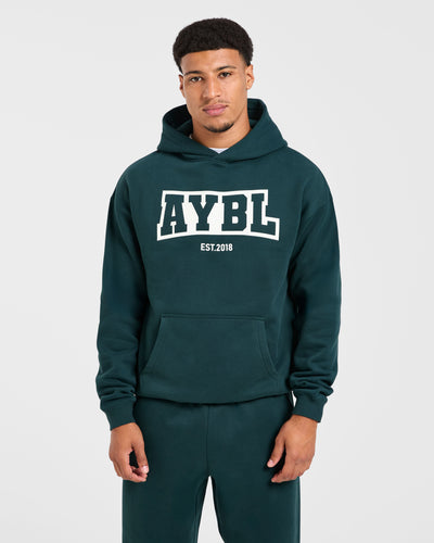 Academy Oversized Hoodie - Pine Green