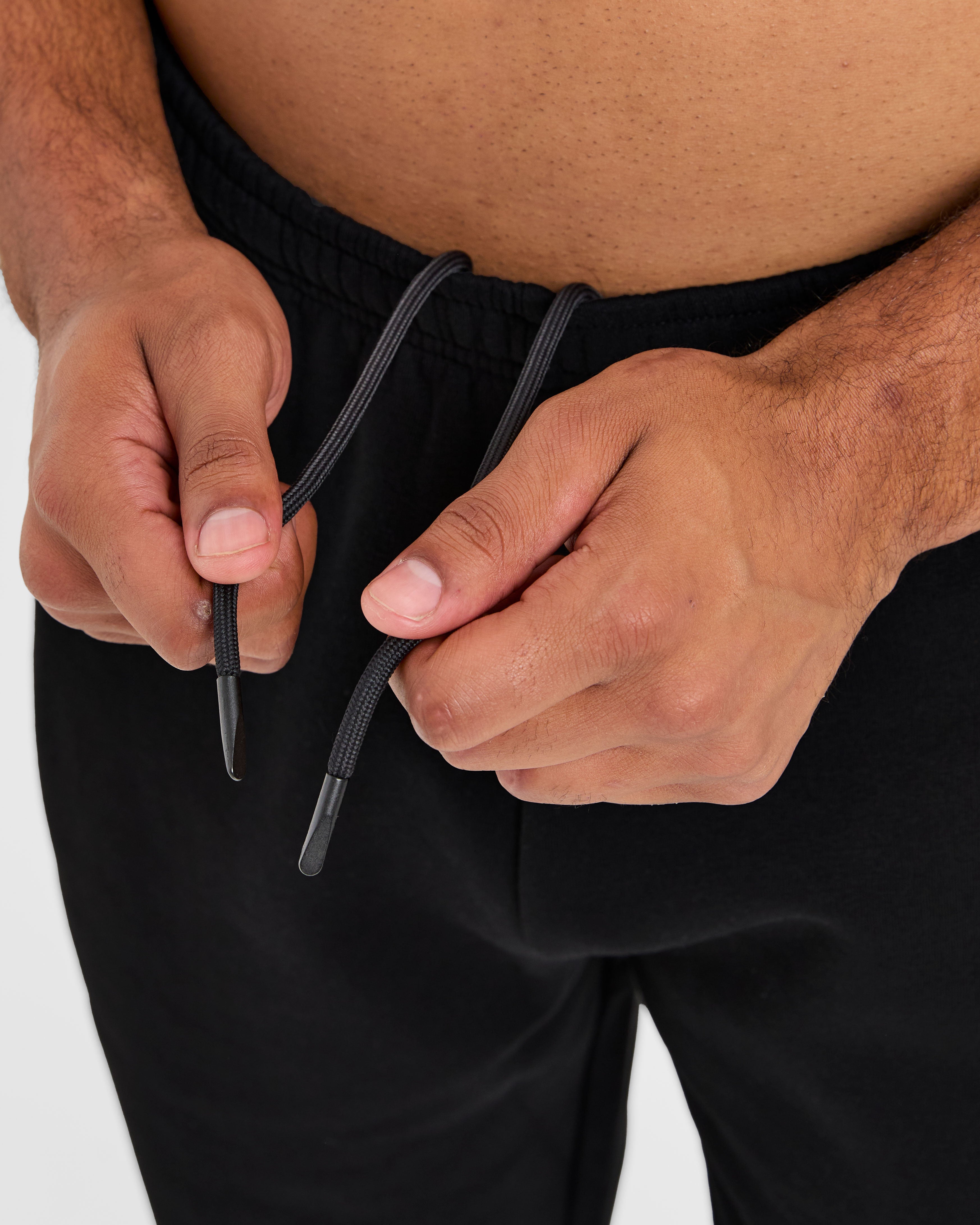 Restore Oversized Straight Leg Joggers - Black