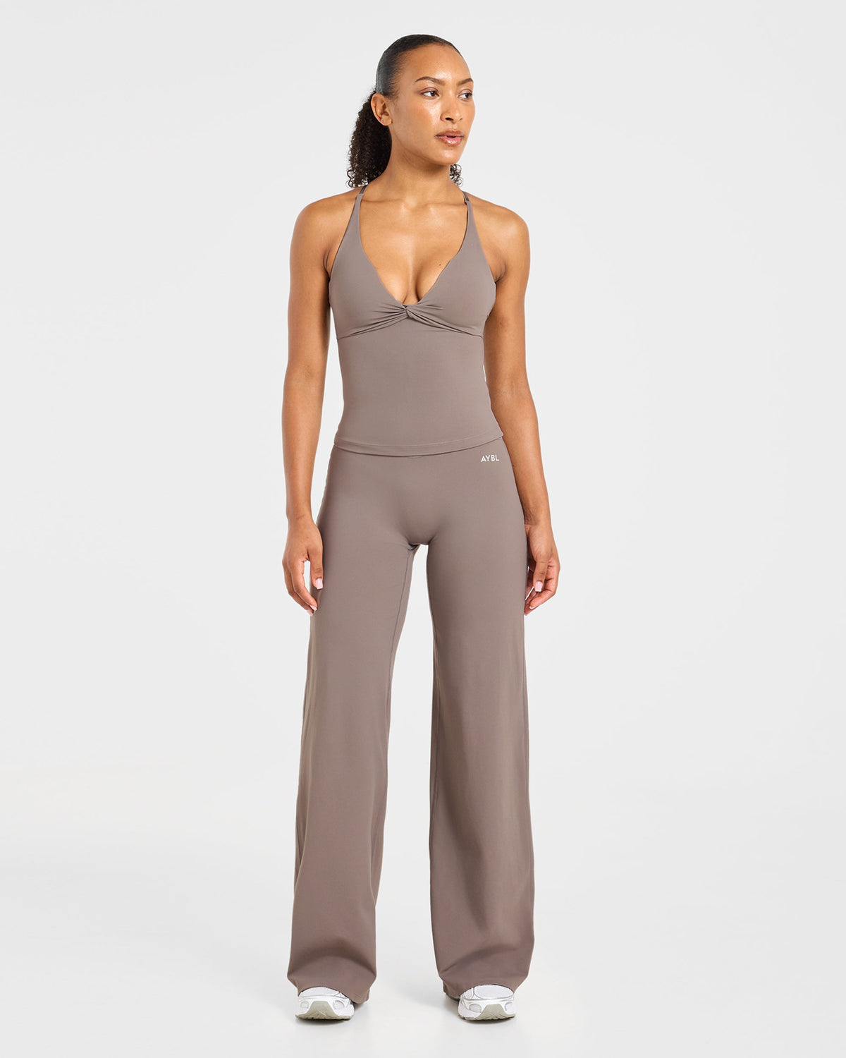 Engage Tank Top - Warm Taupe