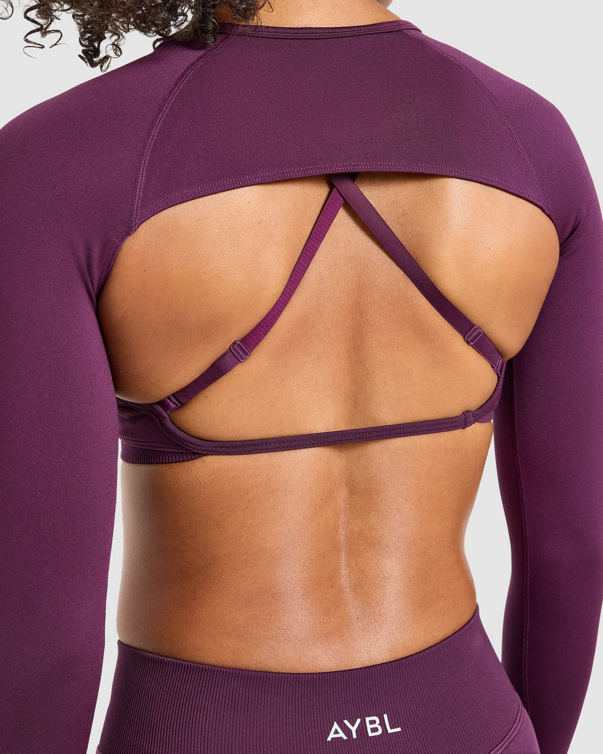 Adapt Seamless Shrug - Midnight Plum
