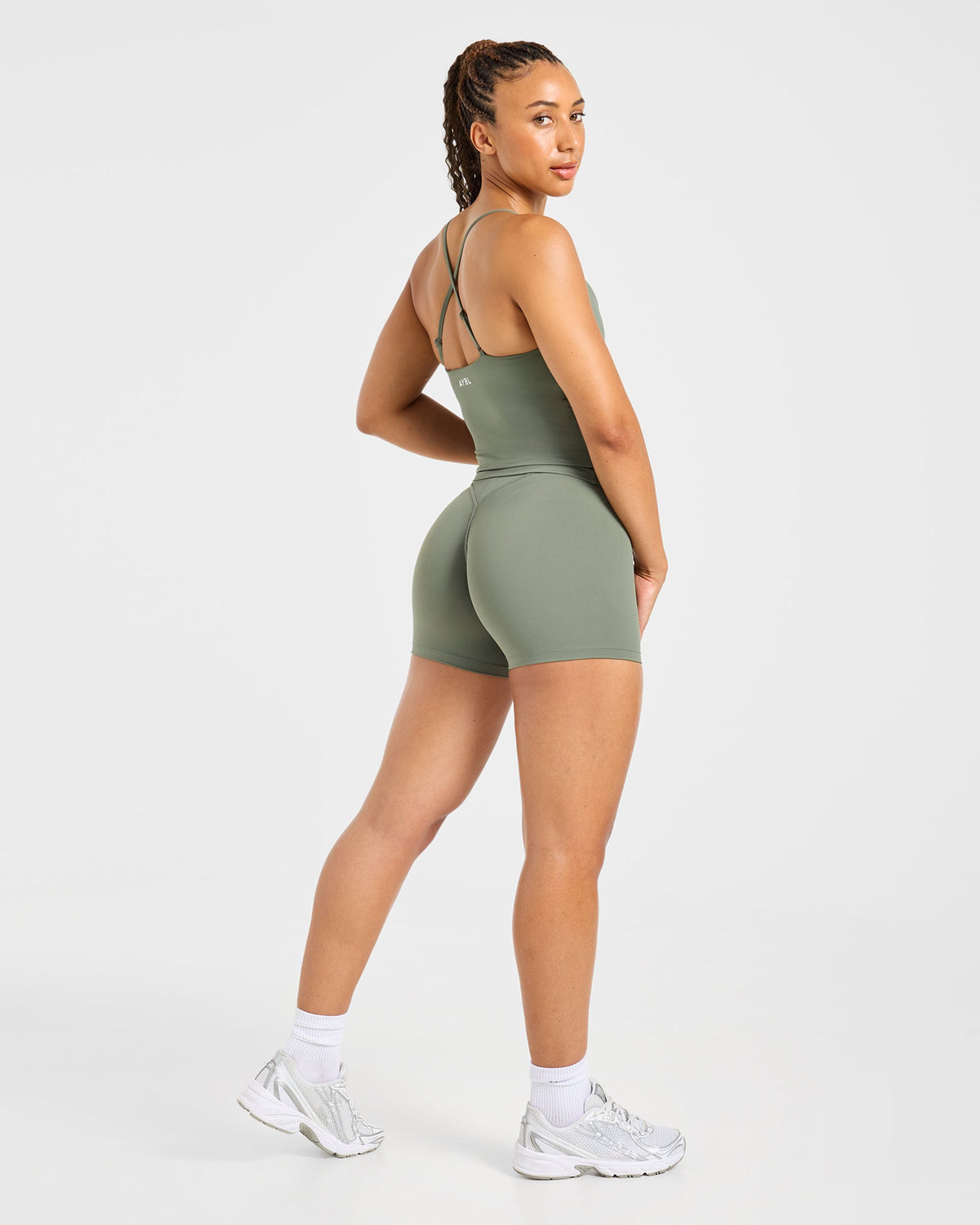 Physique Tank Top - Muted Khaki