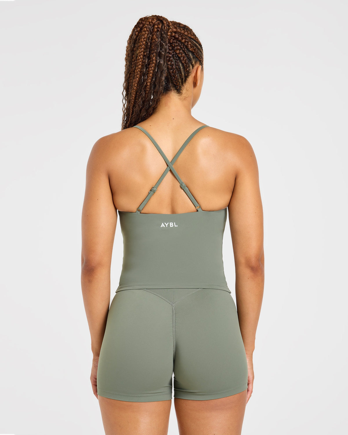 Physique Tank Top - Muted Khaki