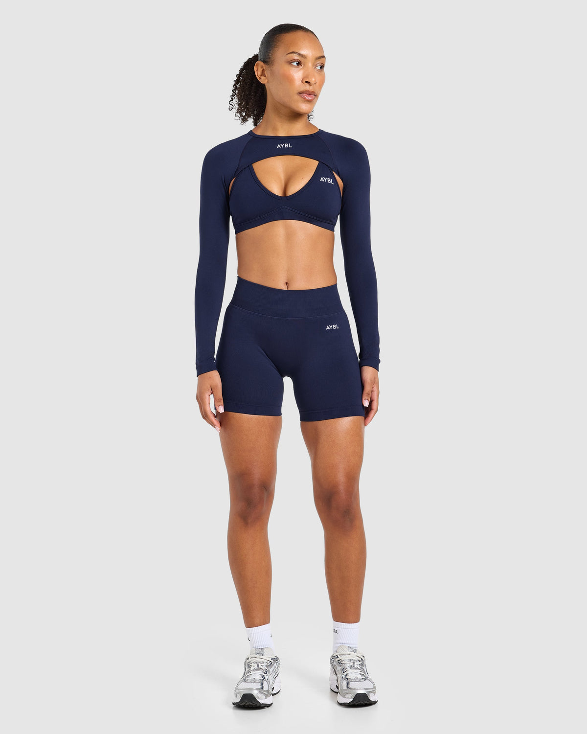Adapt Seamless Shrug - Deep Navy