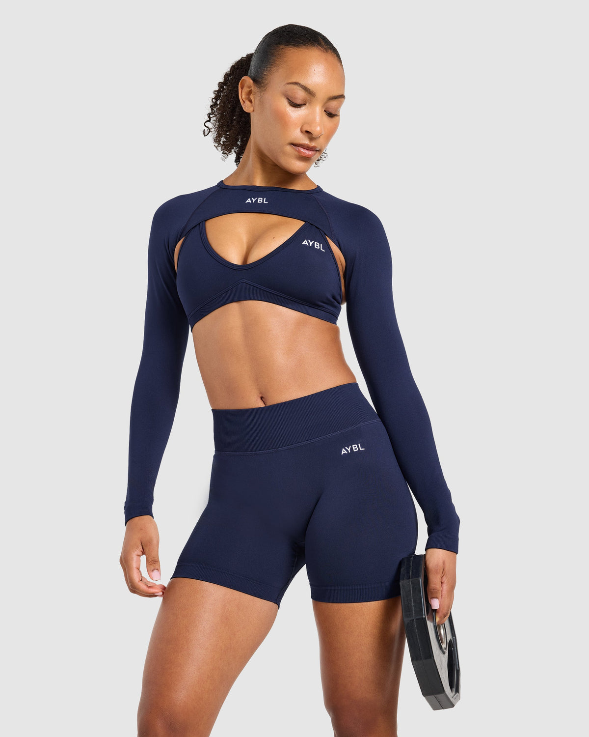 Adapt Seamless Shrug - Deep Navy