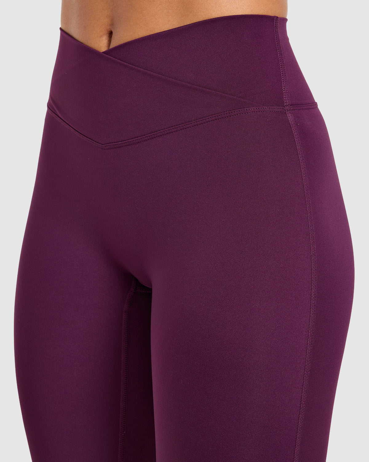 Sculpt Wrap Capri - Plum