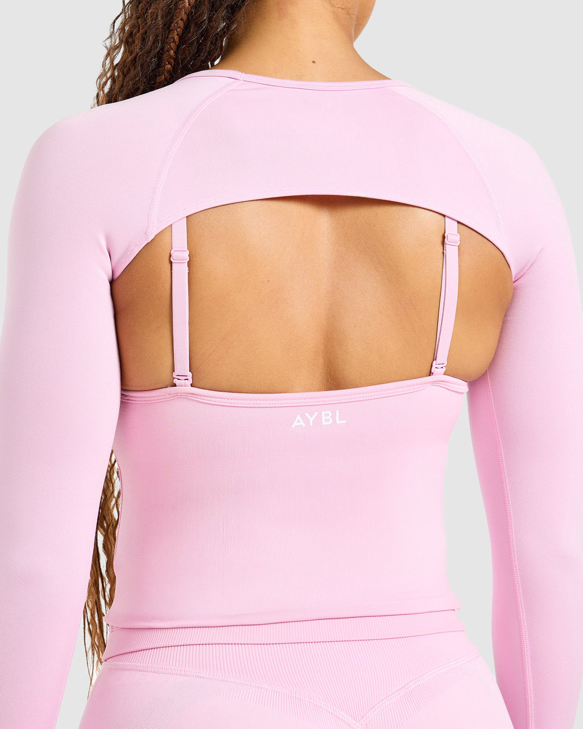 Adapt Seamless Shrug - Spring Pink