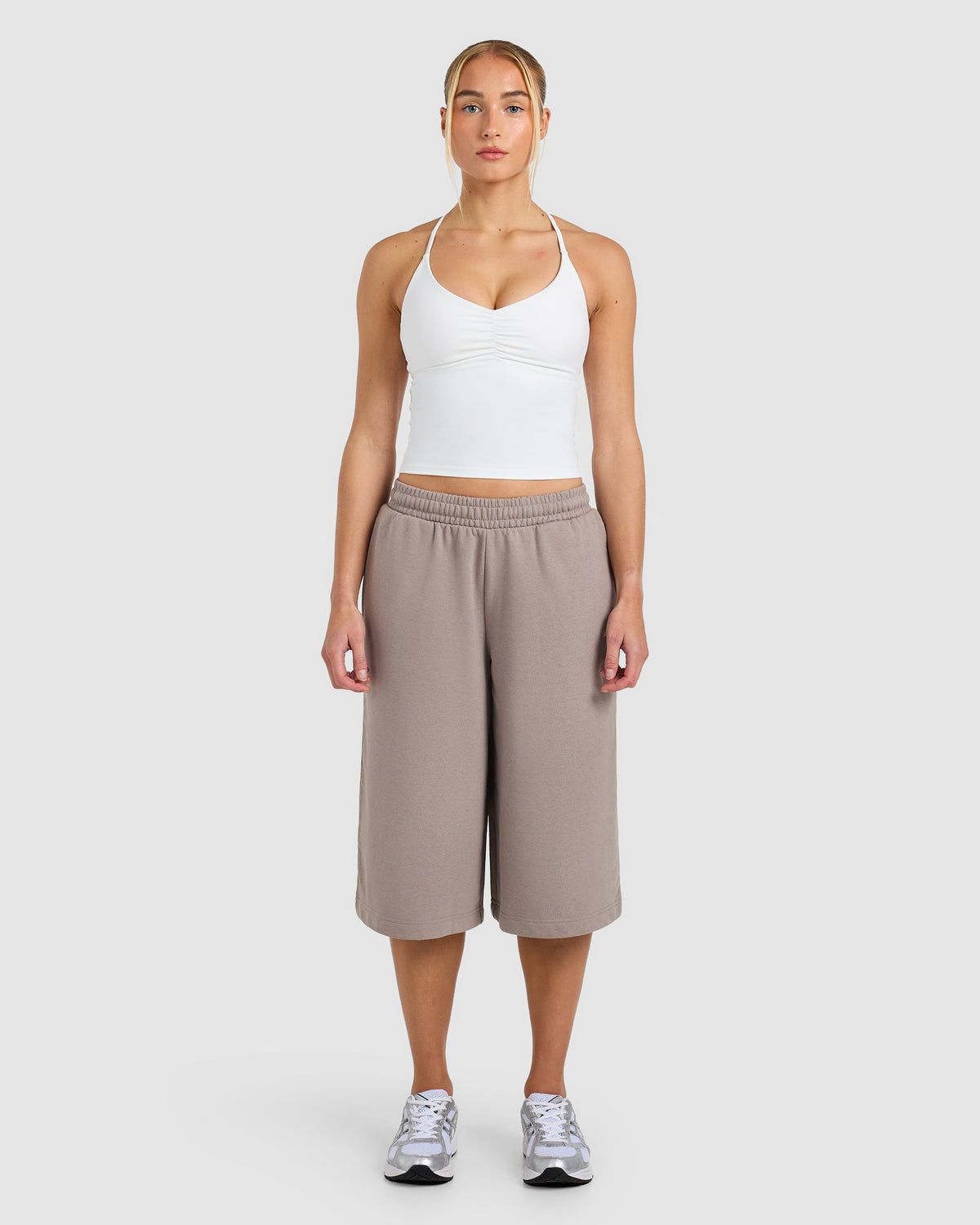 Oversized Jorts - Mocha