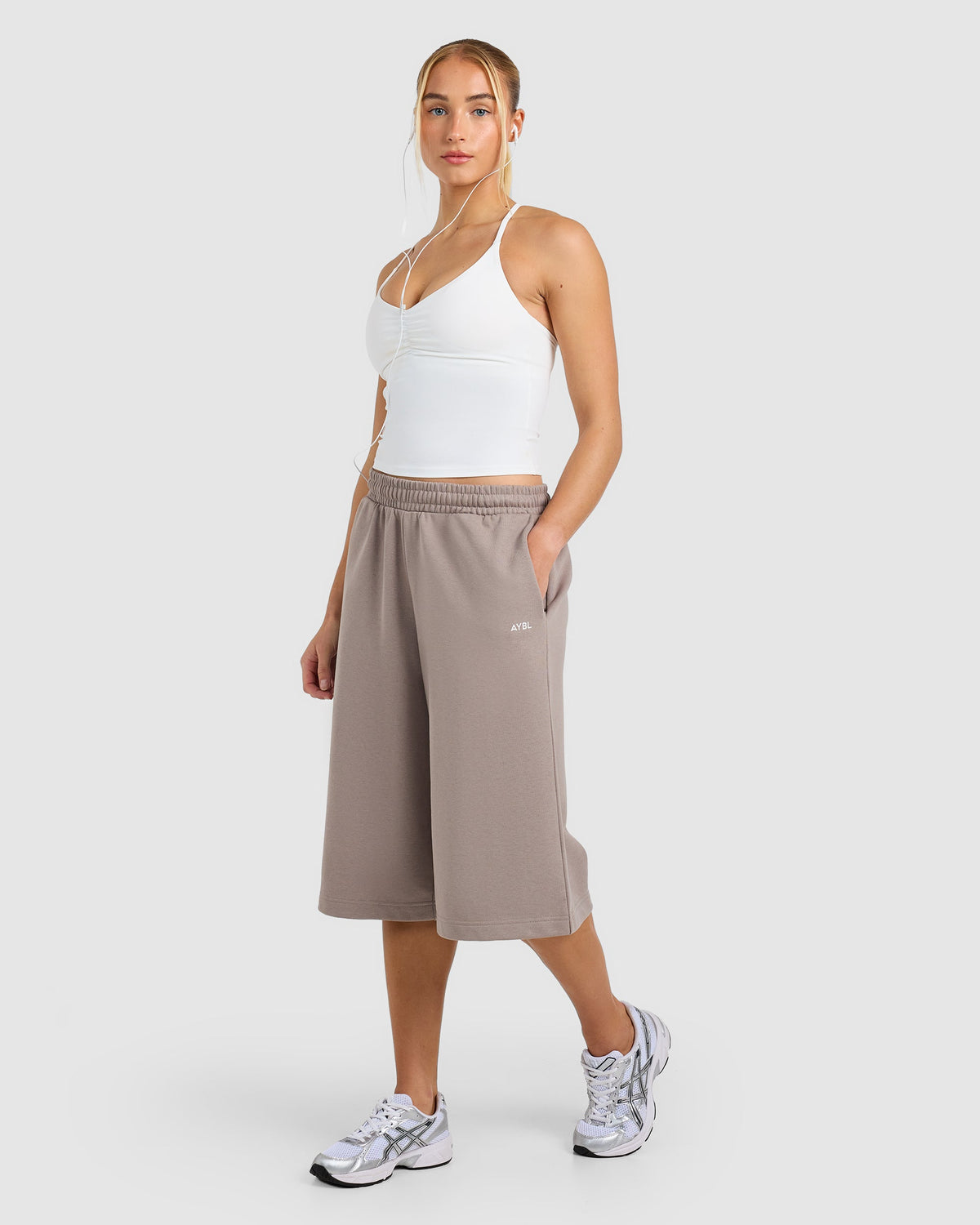 Oversized Jorts - Mocha