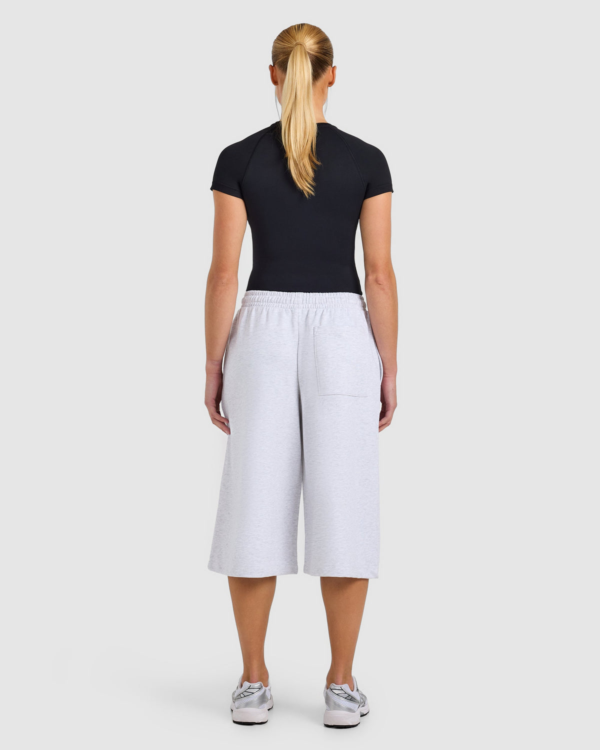 Oversized Jorts - Heather Grey