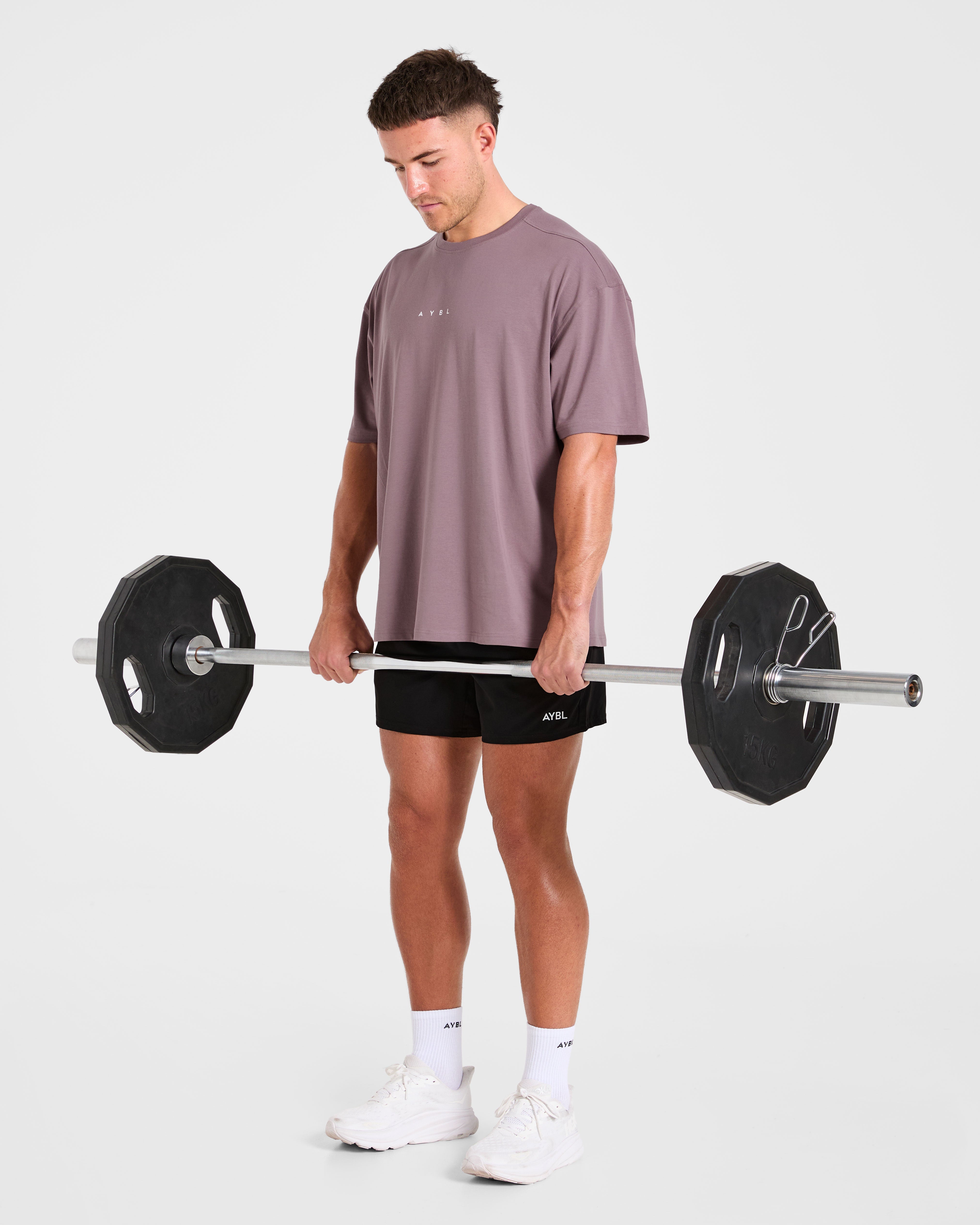 Force Oversized T Shirt - Heavy Purple