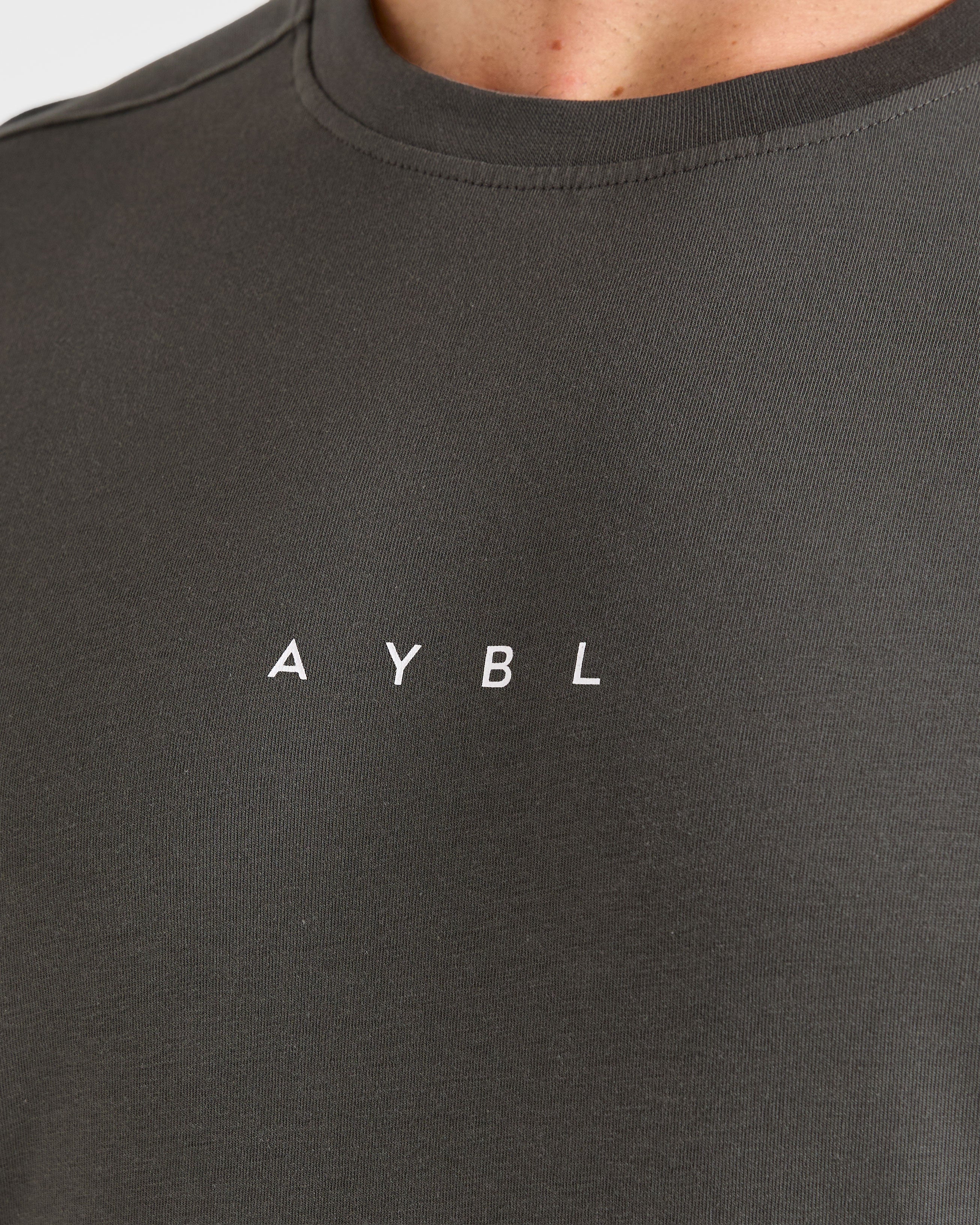 Force Oversized T Shirt - Charcoal