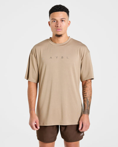 Reinforce Training T Shirt - Tawny Brown